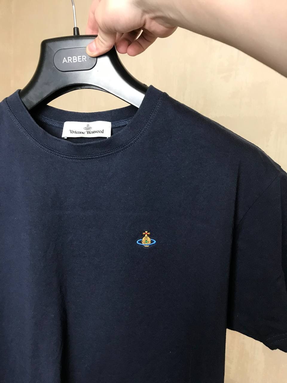 Vintage × Vivienne Westwood 🔥 Vintage Vivienne Westwood Orb Logo T shirt Navy Classic Size US M / EU 48-50 / 2 - 8 Thumbnail