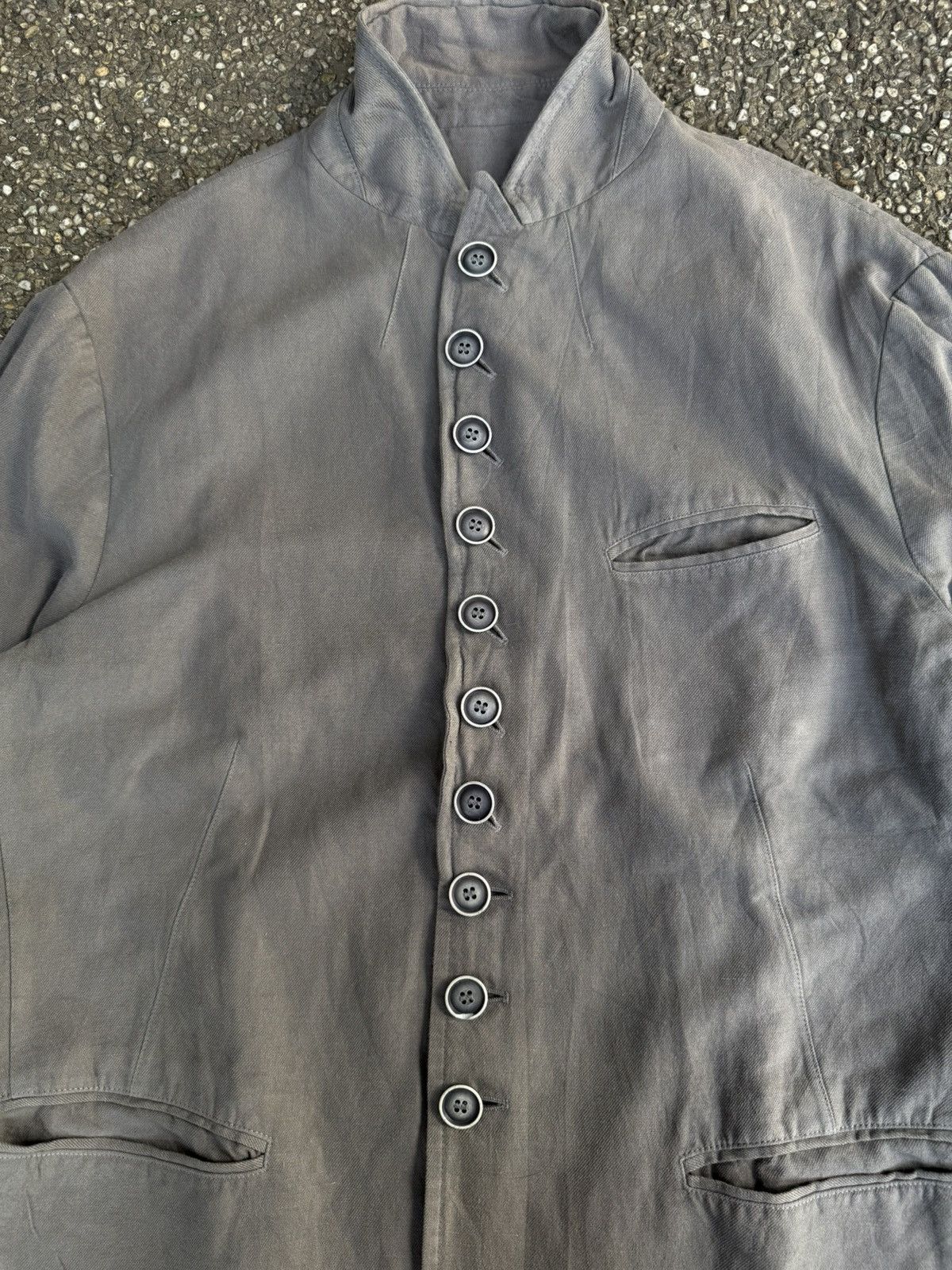 John Varvatos John Varvatos Woodward Multi-button Linen Blazer Size 44R - 2 Thumbnail