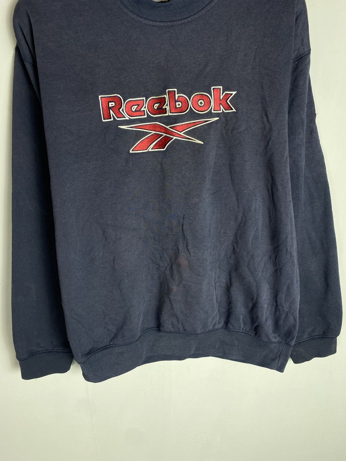 Reebok Vintage 90s Reebok sweatshirt Size US L / EU 52-54 / 3 - 3 Thumbnail