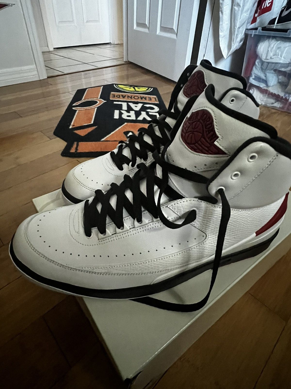 image of Jordan Brand 2 Chicago’S Shoes in White, Men's (Size 15)