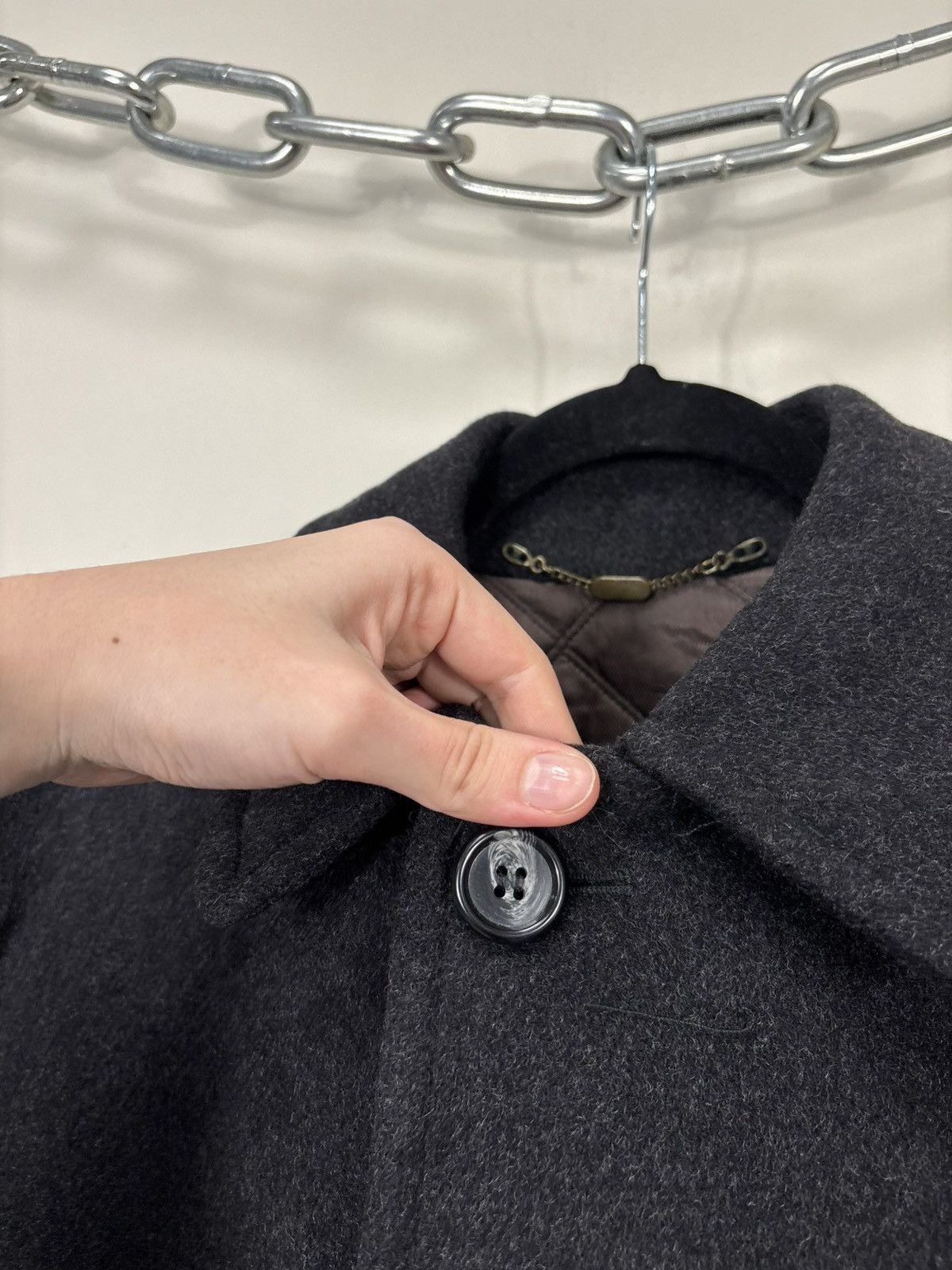 Other Vintage Moessmer Tyrol Loden Men’s Dark Gray Wool Overcoat Size US M / EU 48-50 / 2 - 10 Thumbnail