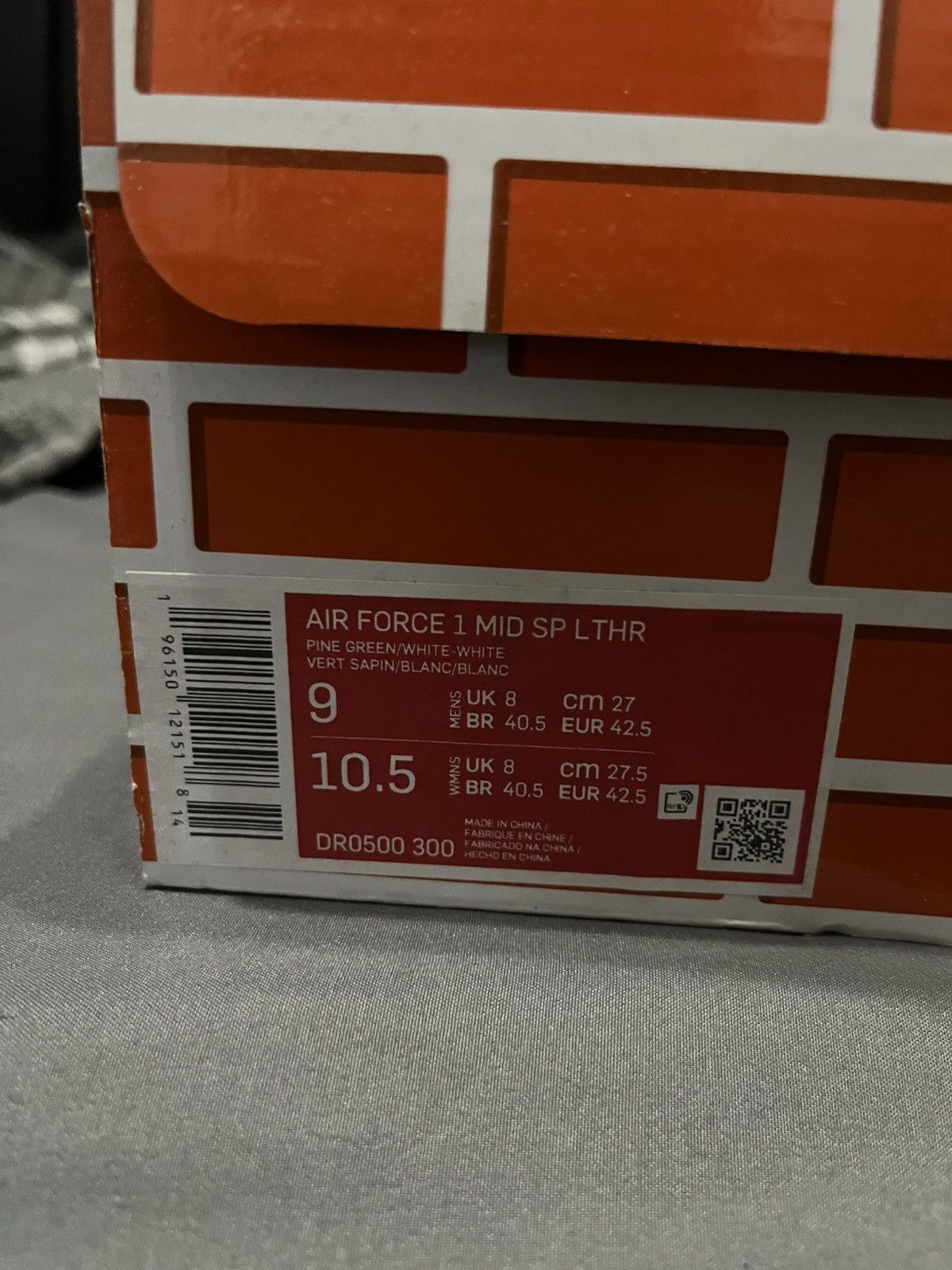 Nike × Off-White Af1 mid forest green Size US 9 / EU 42 - 7 Thumbnail
