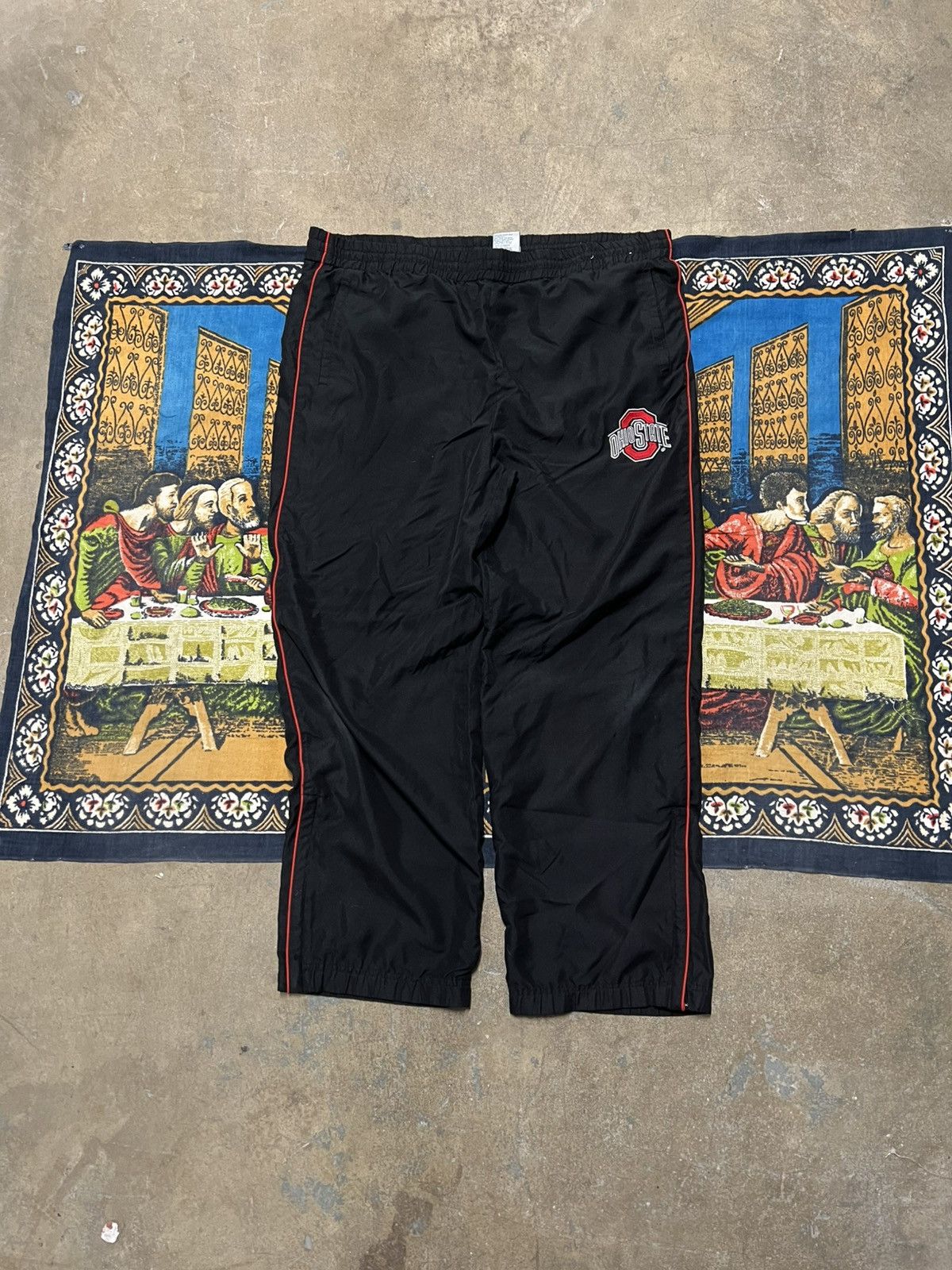 Nike Vintage Nike Ohio State trackpants baggy wide leg skater y2k Size US 36 / EU 52 - 1 Thumbnail