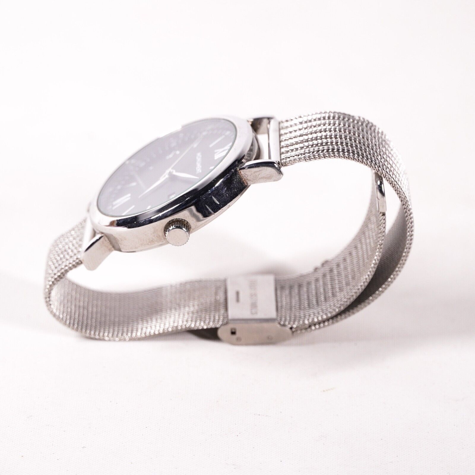 Other 10" Monument Metal Wrist Watch Silver Japanese Quartz Size ONE SIZE - 4 Thumbnail