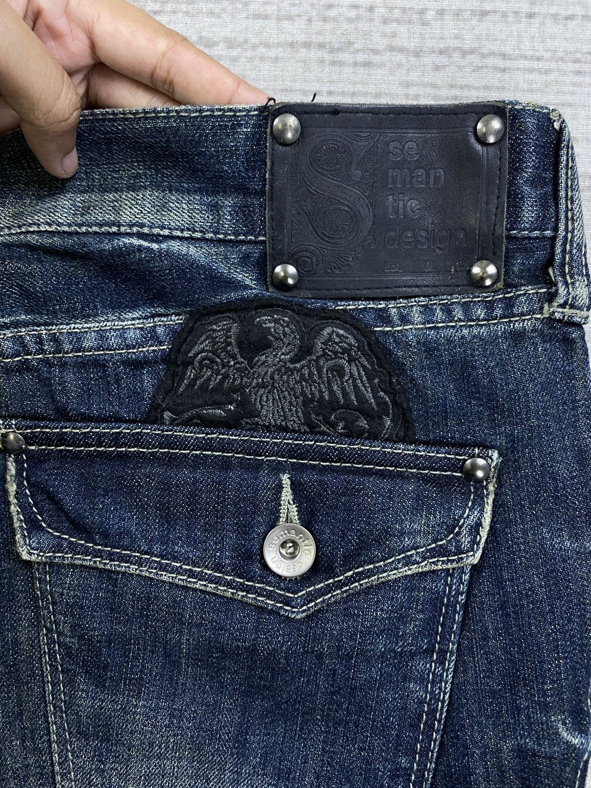 Japanese Brand × Vintage × semanticdesign Vintage Semantic Design Denim Jeans Size US 34 / EU 50 - 13 Thumbnail