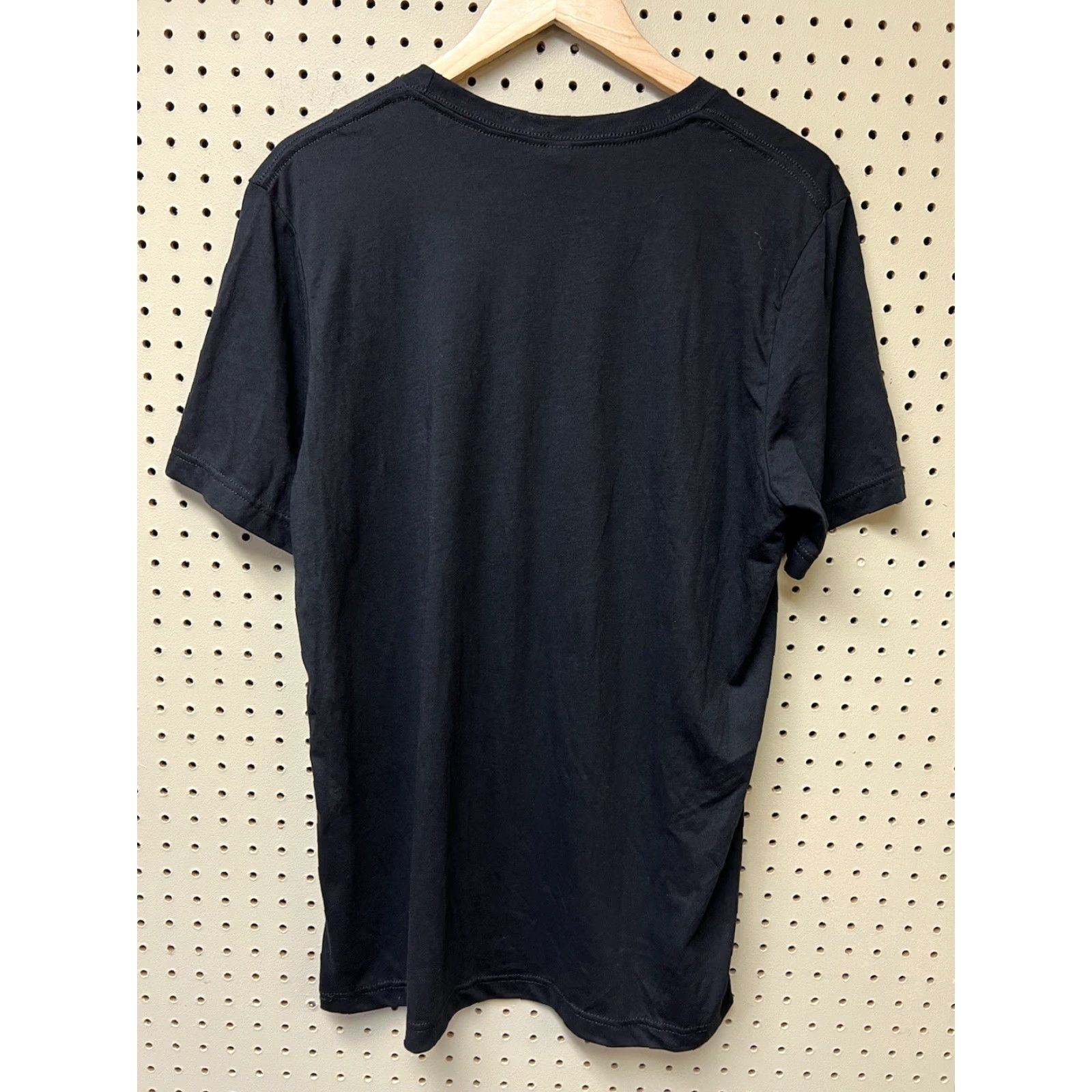 Vintage Mens L Vermont Ale Lager T-shirt Dancing Astronaut VT Black - Beer Canvas Crew Neck Short Sleeve Cotton Blend Shirt Size US L / EU 52-54 / 3 - 2 Thumbnail