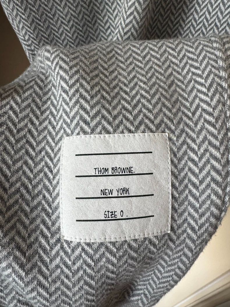 Thom Browne Thom Browne Gray herringbone sweatpants Size US 38 / EU 54 - 6 Thumbnail