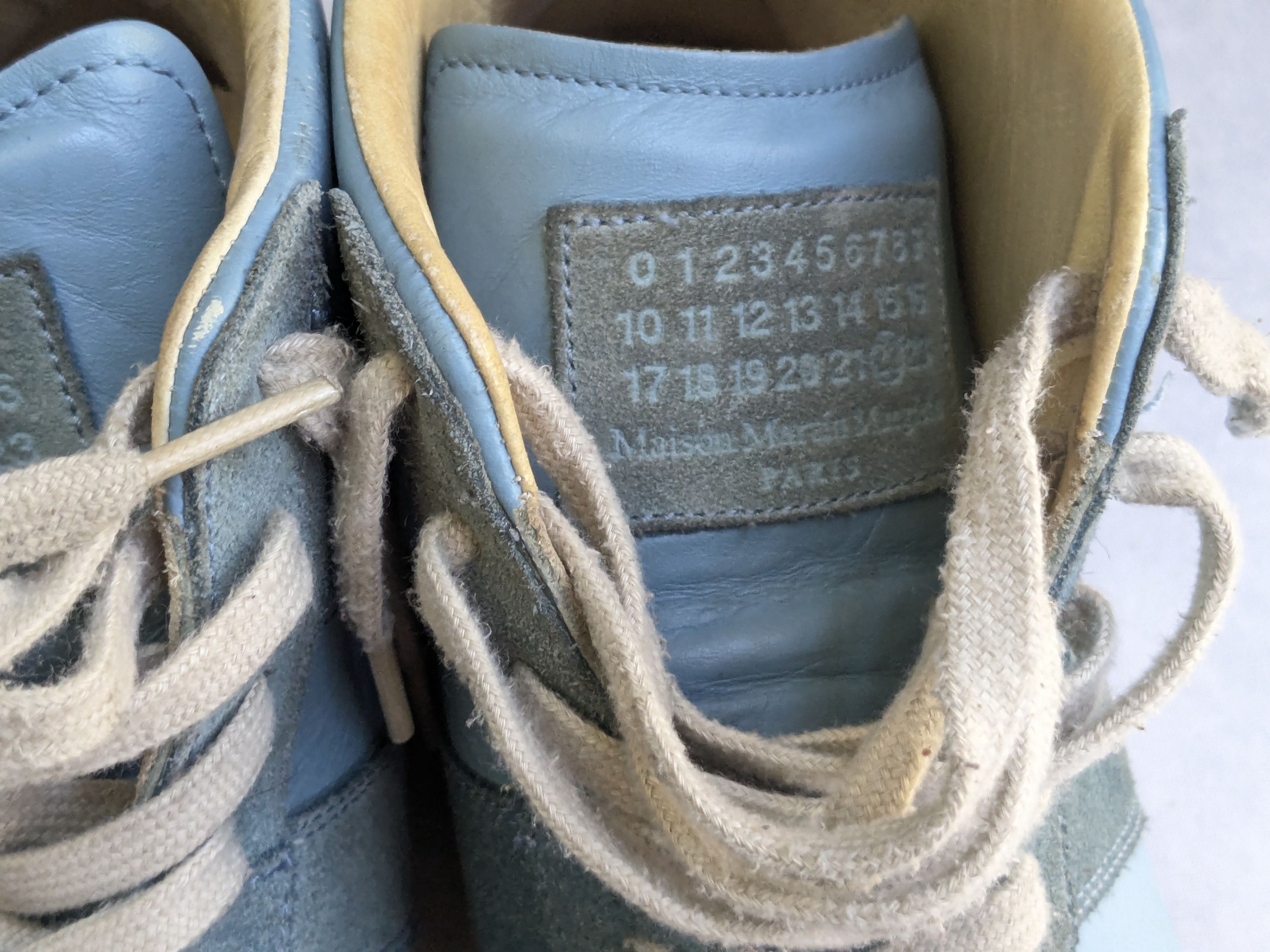 Maison Margiela Maison Margiela Replica GAT Blue 11 44 High Tops Gum Size US 11 / EU 44 - 5 Thumbnail