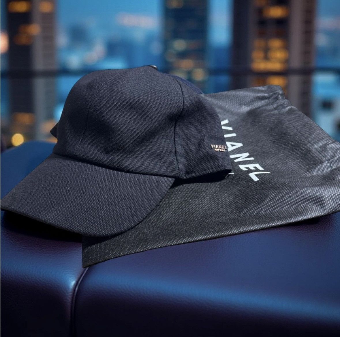 Other VIANEL New York Lamb Leather Baseball Cap L/XL Snapback Size ONE SIZE - 1 Thumbnail