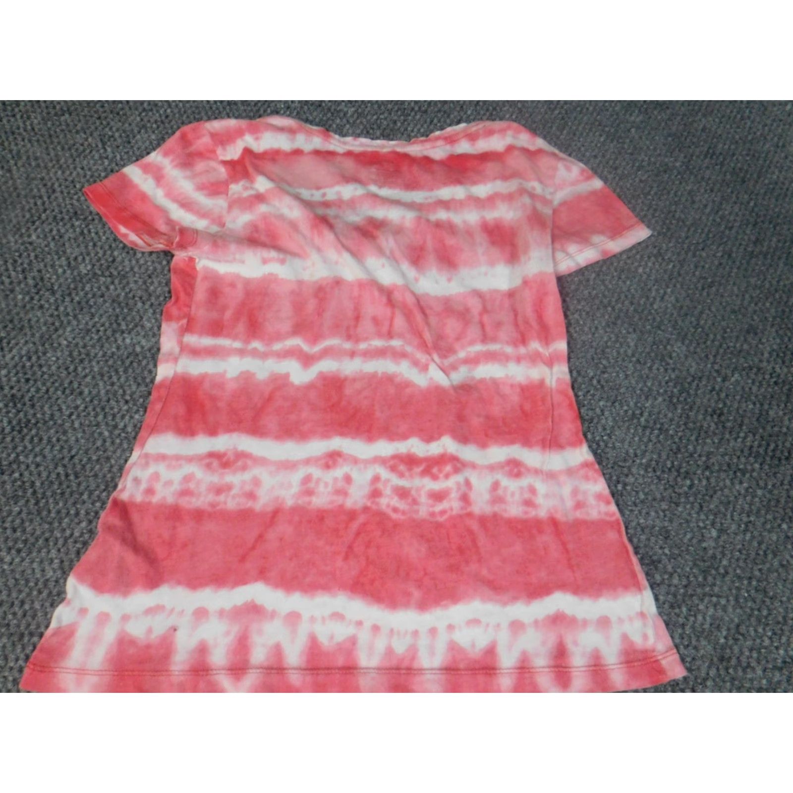 Route 66 Route 66 Womens Shirt XS Pink Striped T-Shirt Crew Neck Short Sleeve Cotton Basic Size XS / US 0-2 / IT 36-38 - 7 Thumbnail