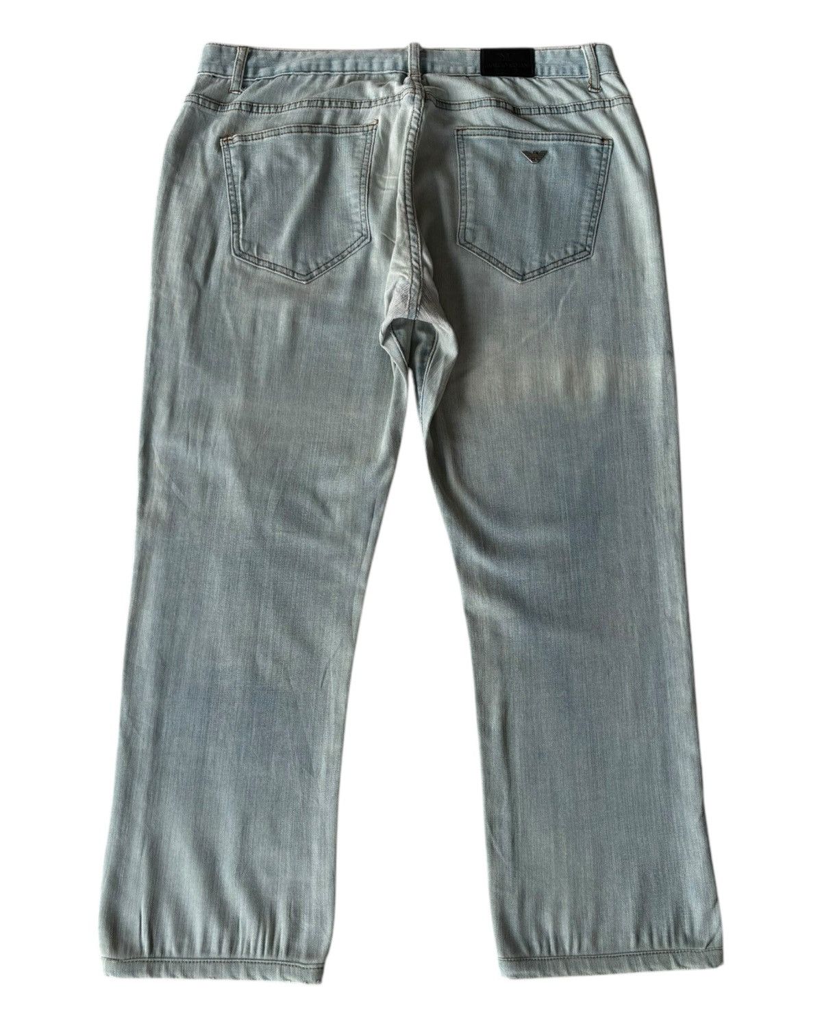 Giorgio Armani 🔥GIORGIO ARMANI LE COLLEZIONI WIDE BAGGY LIGHT WASH JEANS Size US 36 / EU 52 - 2 Thumbnail