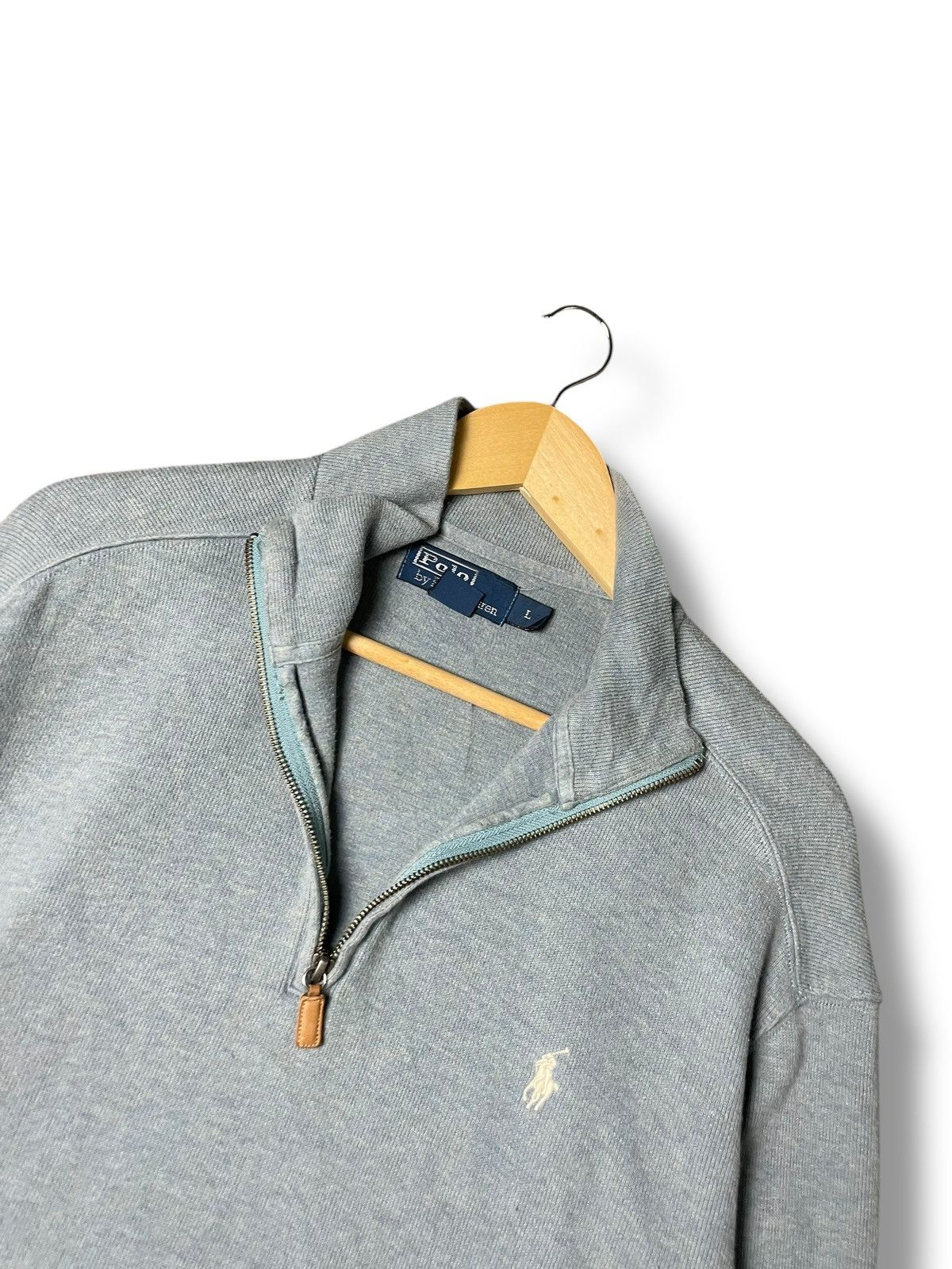 Designer × Polo Ralph Lauren × Vintage POLO By RALPH LAUREN Half-zip Knit Pullover (85) Size US L / EU 52-54 / 3 - 4 Thumbnail