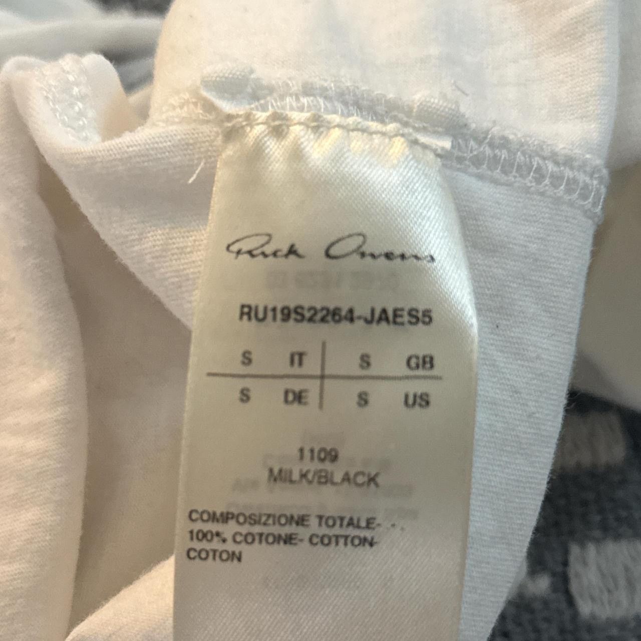 Rick Owens RICK OWENS BABEL SS2019 LEVEL T KEMBRA PRINT TEE Size US S / EU 44-46 / 1 - 4 Thumbnail
