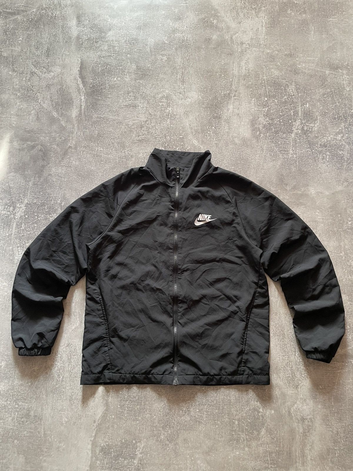 Nike × Vintage Vintage Nike Track Jacket Drill Size L Size US L / EU 52-54 / 3 - 1 Thumbnail