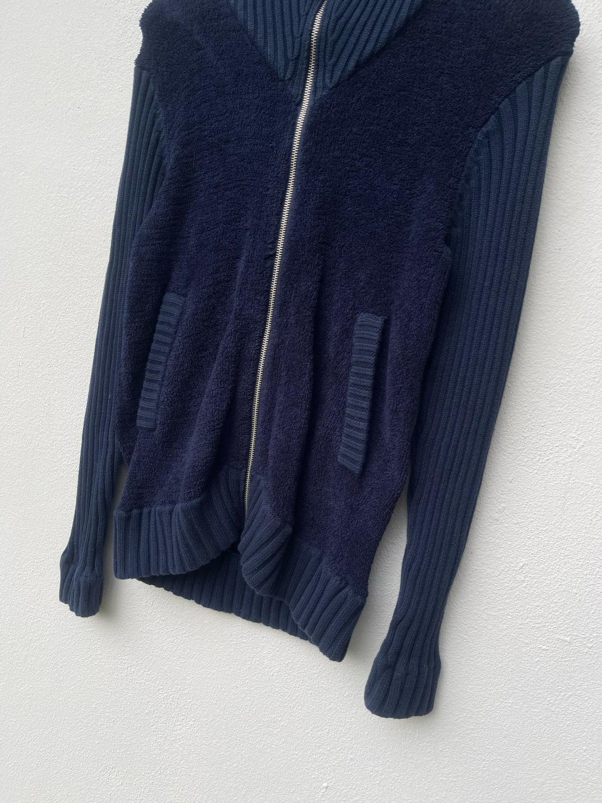 Designer × Japanese Brand × Takeo Kikuchi Takeo Kikuchi Knit Full Zipper Hoodie Jacket Size XS / US 0-2 / IT 36-38 - 6 Thumbnail