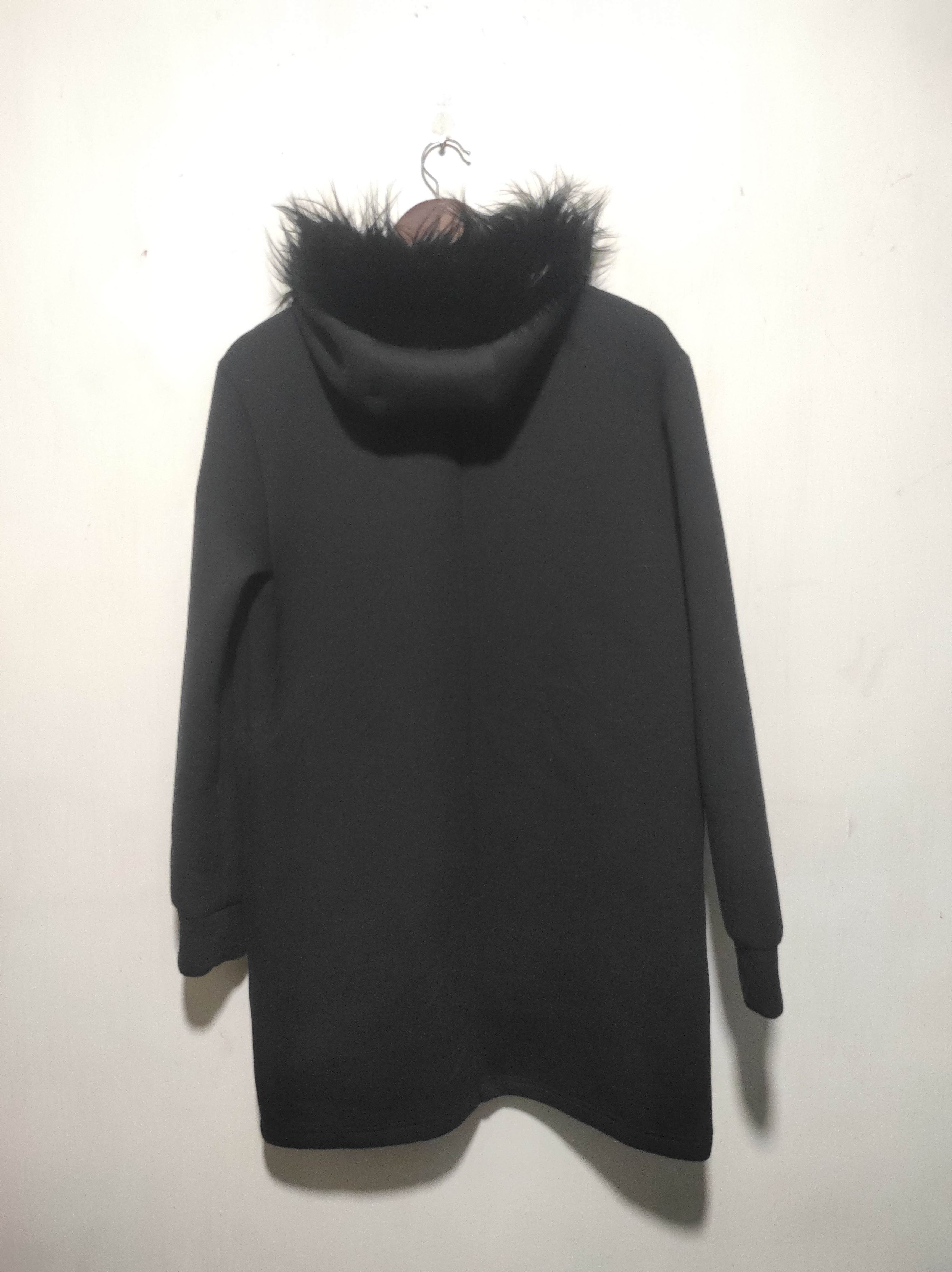 Hysteric Glamour NII Black Zip Fur Hoodie Parka LGB style Size US M / EU 48-50 / 2 - 14 Thumbnail