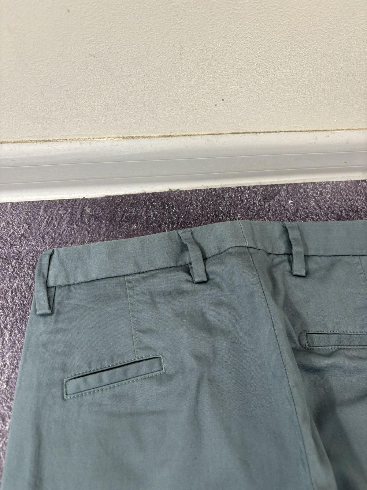 Acne Studios Acne Studios Max Satin Slim Fit Stretch Chino Pants Size US 28 / EU 44 - 15 Thumbnail