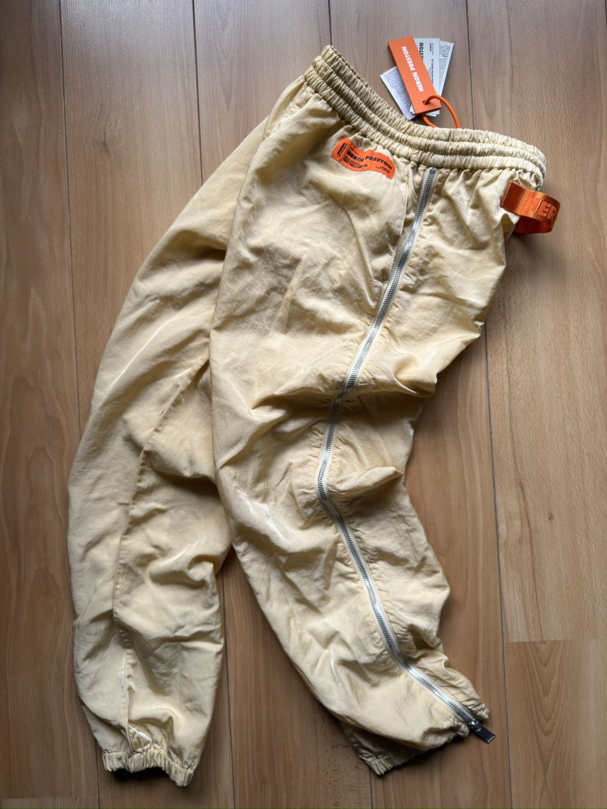 Heron Preston HERON PRESTON new nylon zip pants Size US 33 - 12 Thumbnail