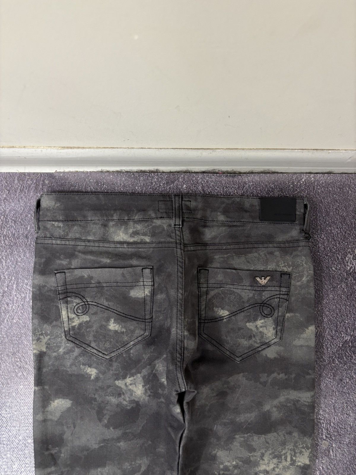 Emporio Armani Emporio Armani Dakota NWT Women’s Printed Gray Pants Jeans Size 27" / US 4 / IT 40 - 18 Thumbnail