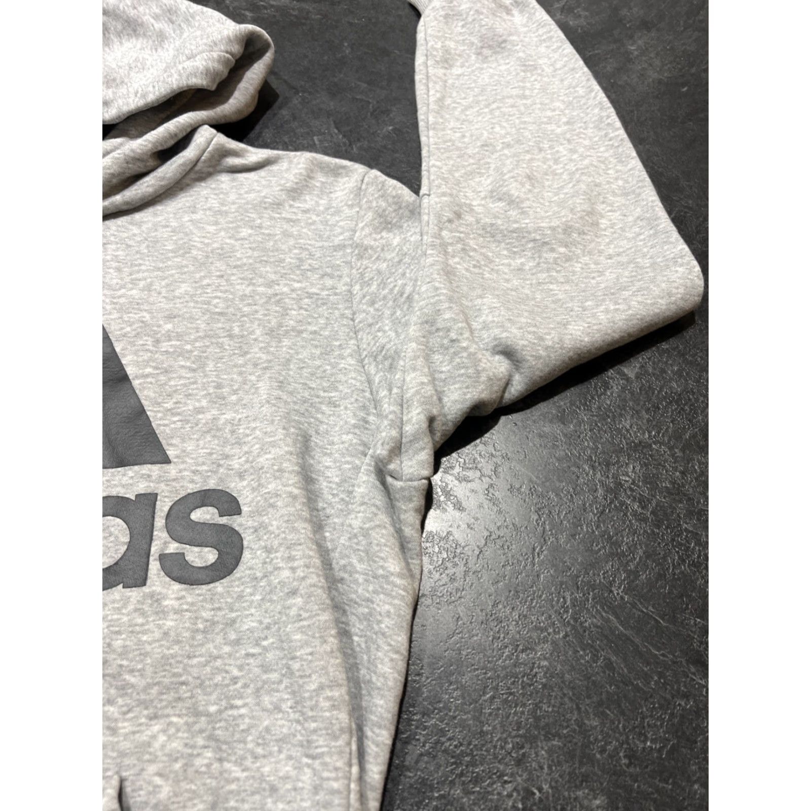 Adidas Adidas Hoodie Pullover Men's Gray Small Cotton Blend Hooded Pocket Pullover S Hooded Mens Size US S / EU 44-46 / 1 - 2 Thumbnail