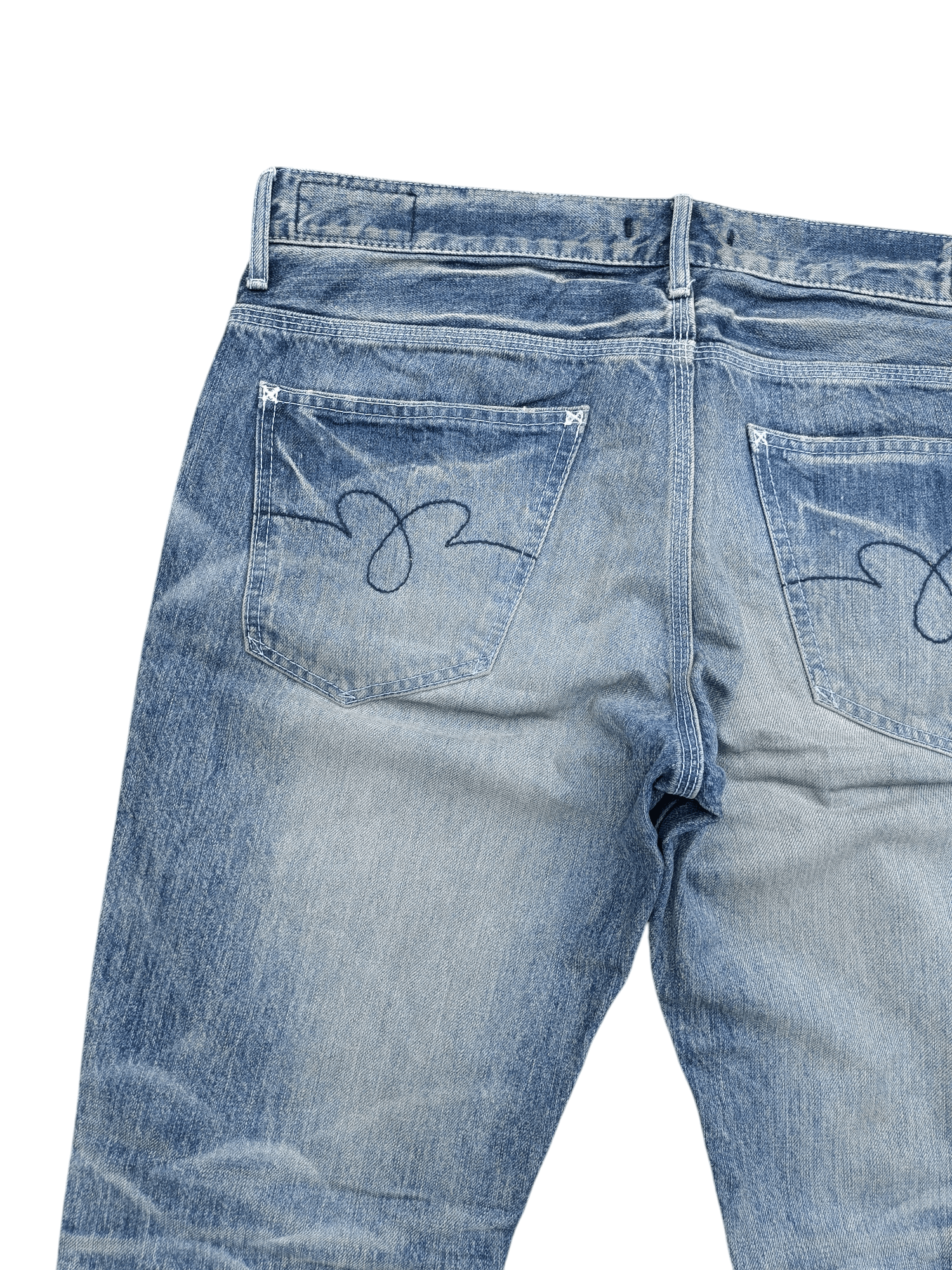 Other VINTAGE 💥 BLUEWAY GARMENTS JEANS BLEACH STYLE JEANS Size US 34 / EU 50 - 16 Thumbnail