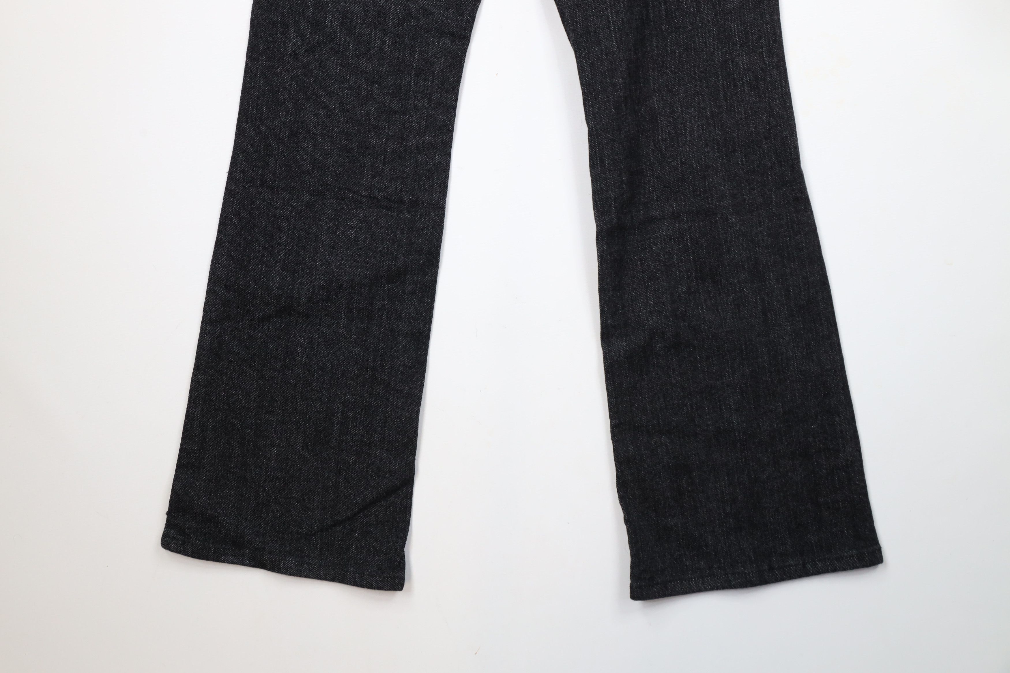 Vintage Deadstock Vintage Y2K Babydoll Wide Leg Denim Jeans Black Size 32" / US 10 / IT 46 - 13 Thumbnail