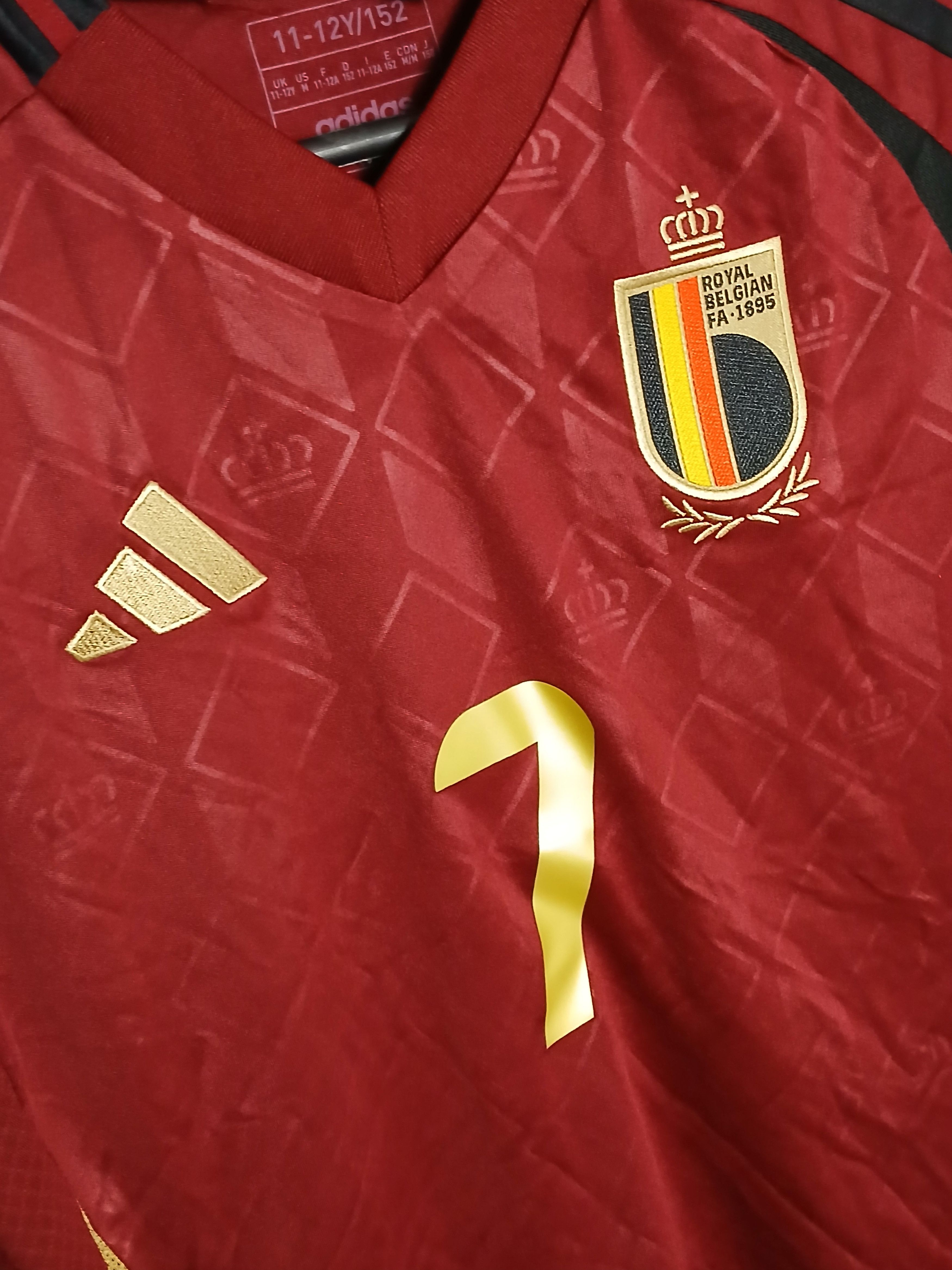 Adidas KIDS Belgium National Team 24/25 Home Football Jersey Size US XS / EU 42 / 0 - 3 Thumbnail