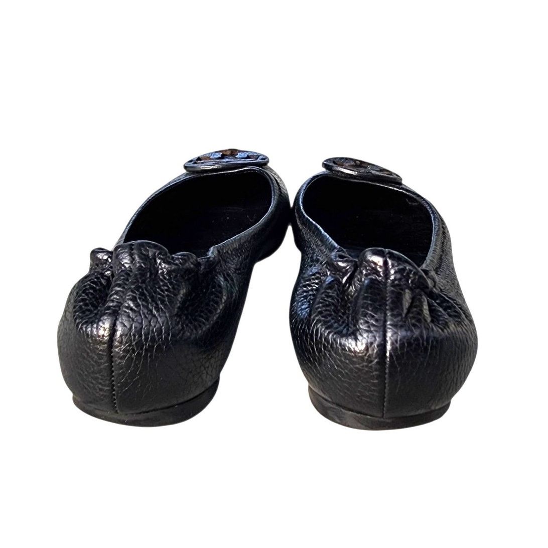 Tory Burch Tory Burch Reva Travel Leather Medallion Logo Ballet Flats Size US 7.5 / IT 37.5 - 7 Thumbnail