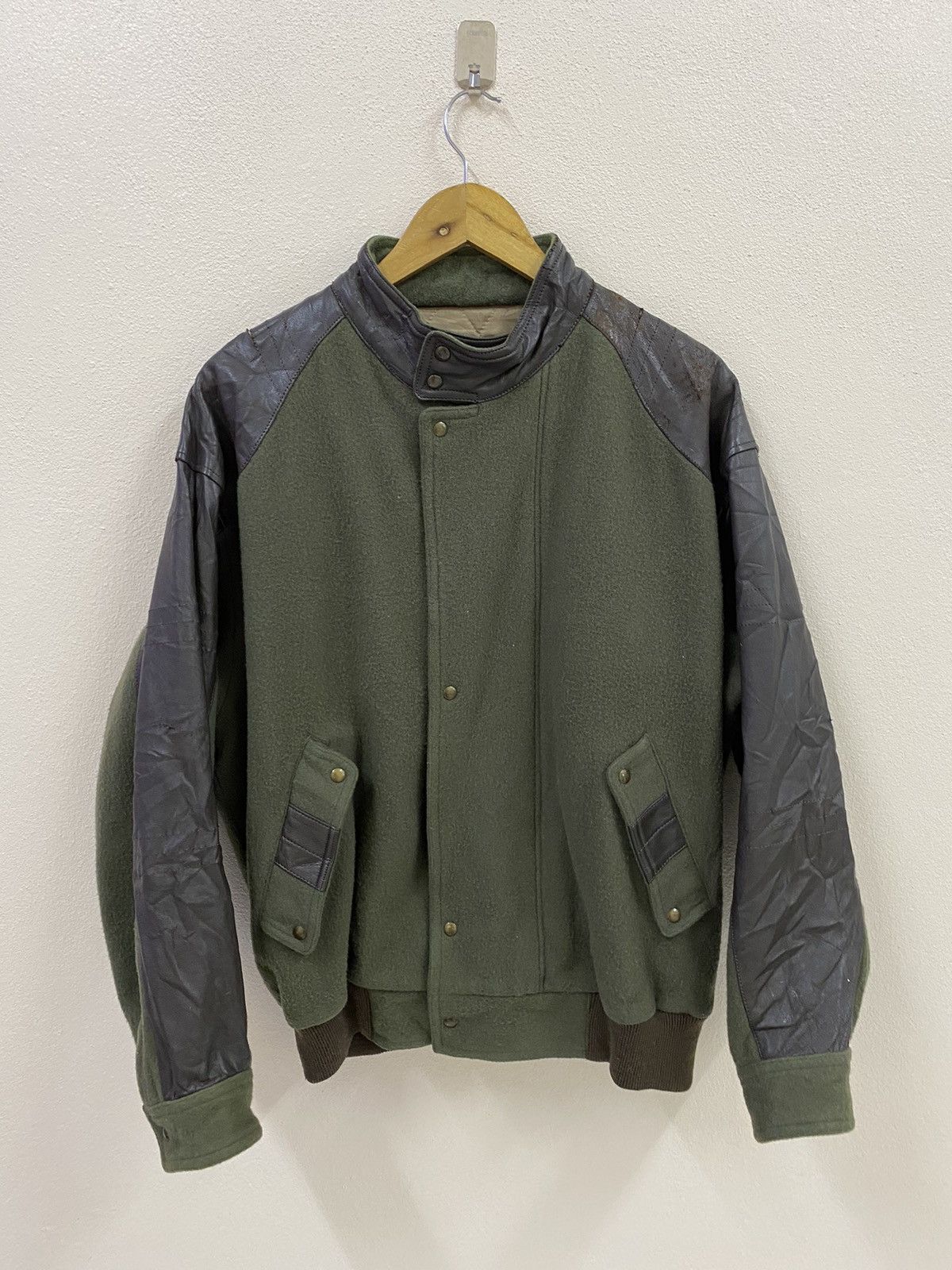 Vintage Vtg Henri Luc Chapuis Mens Jacket Wool Size US L / EU 52-54 / 3 - 1 Thumbnail