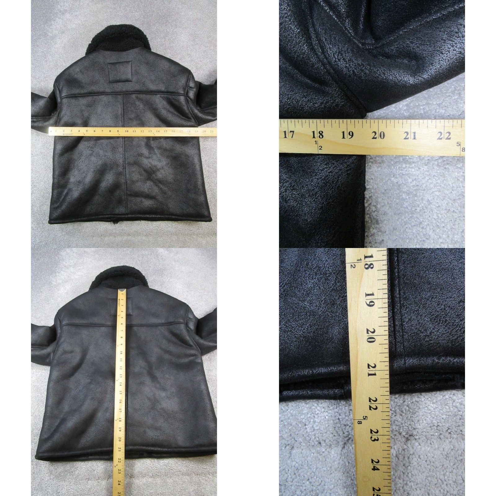 Lucky Brand Lucky Brand Jacket Womens Small Black Faux Fur Jacket Size S / US 4 / IT 40 - 8 Thumbnail