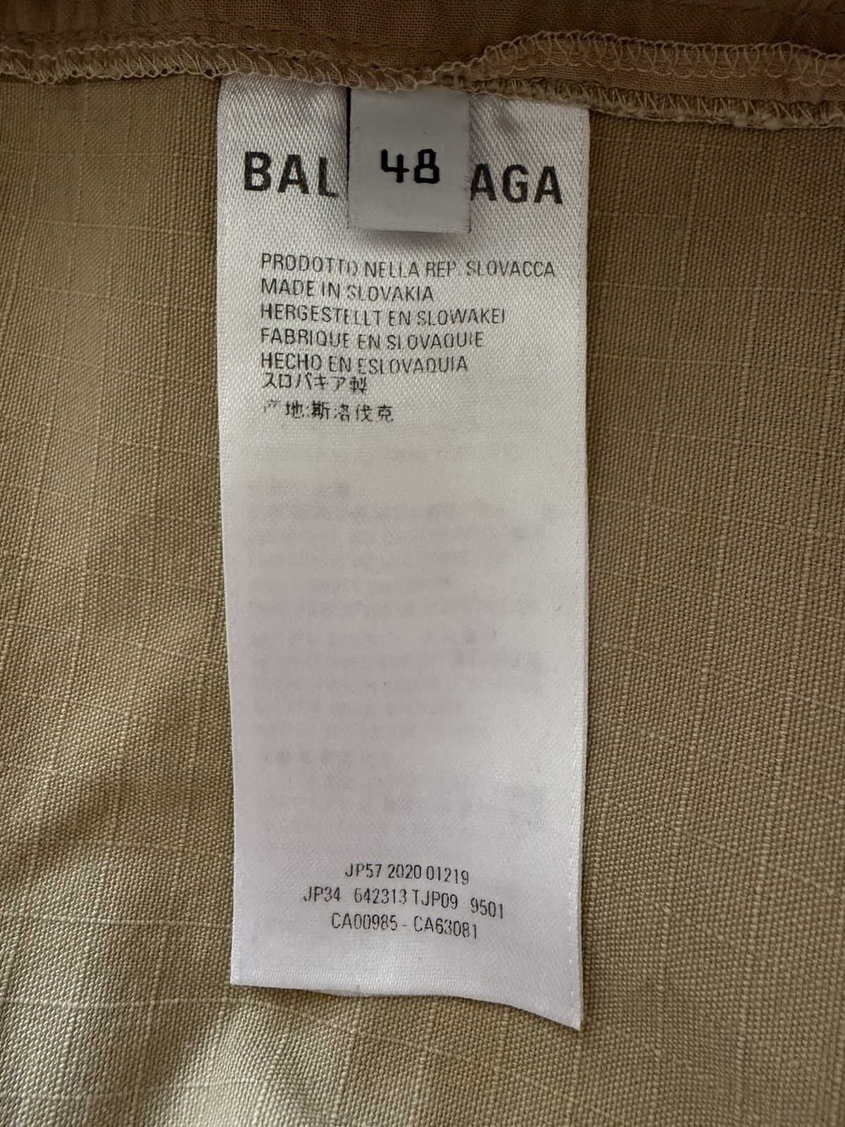 Balenciaga Baggy Cargo Pant [48] fits 32-34 Size US 34 / EU 50 - 6 Thumbnail
