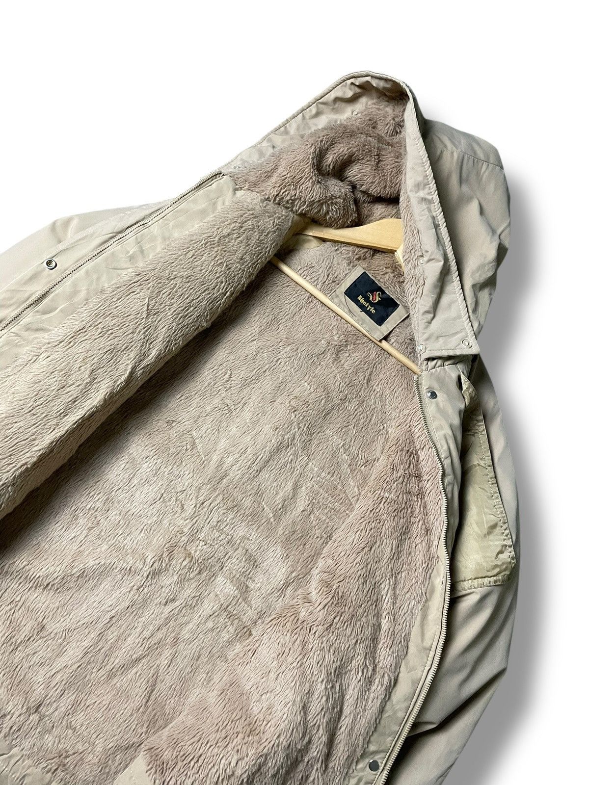 Japanese Brand × Other × Vintage SHETYLE Brand Winter Polyester Hooded Jacket (134) Size US S / EU 44-46 / 1 - 6 Thumbnail