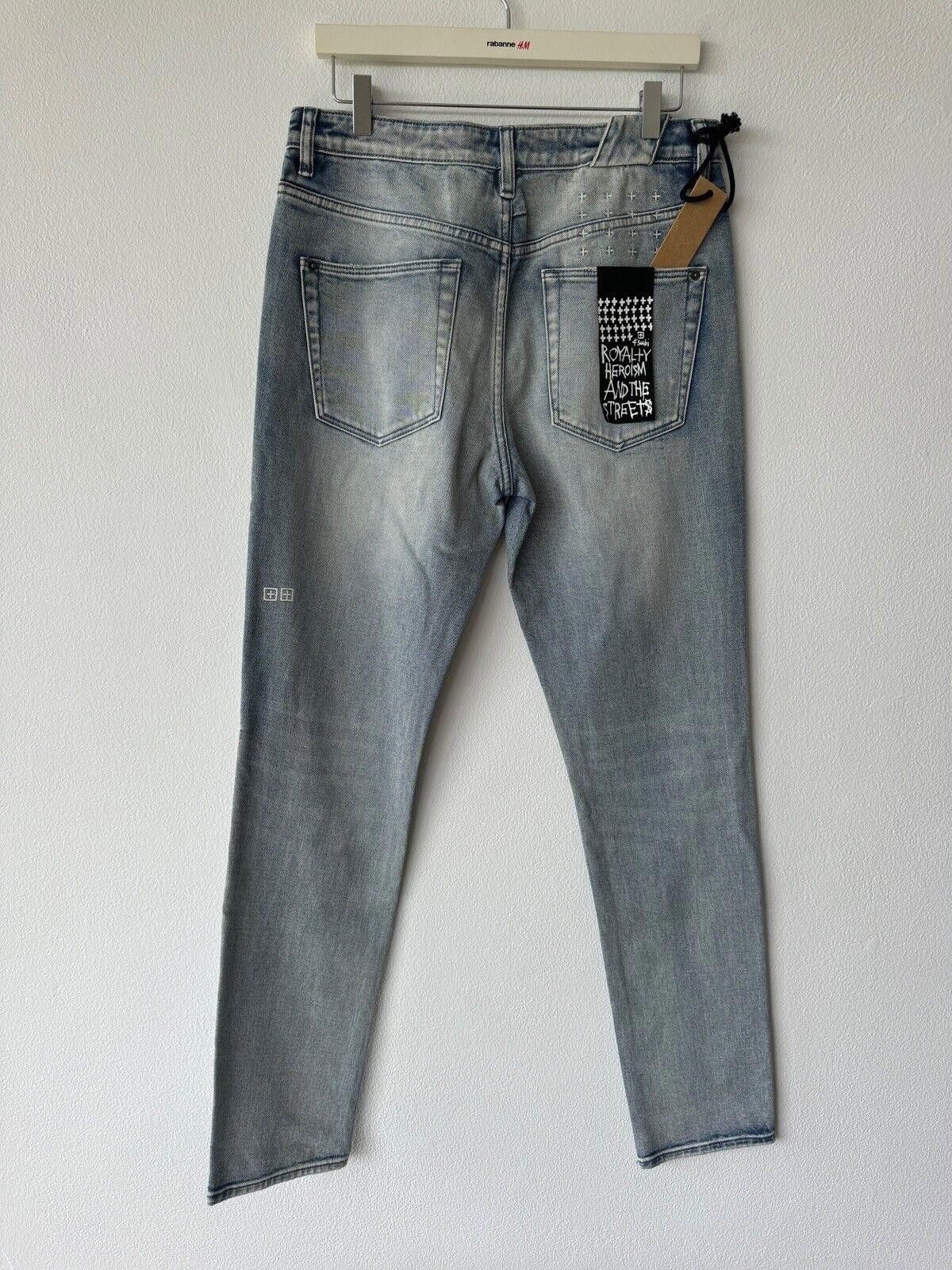 Ksubi Ksubi mens denim jean jeans chitch 32 blue vapour ripped Size US 32 / EU 48 - 5 Thumbnail