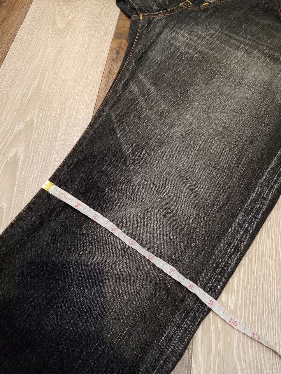 Edwin EDWIN BLACK WASHED DENIM FLARED PANTS Size US 34 / EU 50 - 21 Thumbnail