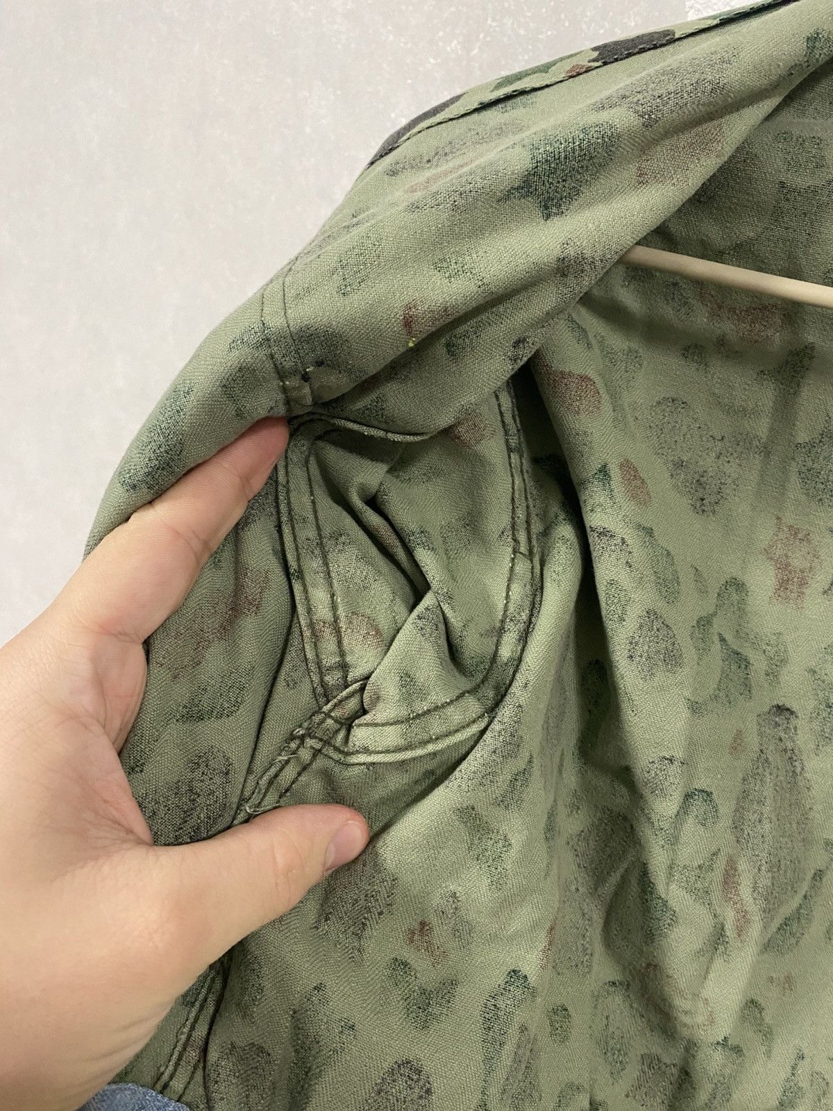 Vintage Vintage South Korea War Vietnam Era Duck Frog Camo Overshirt Size US S / EU 44-46 / 1 - 10 Thumbnail