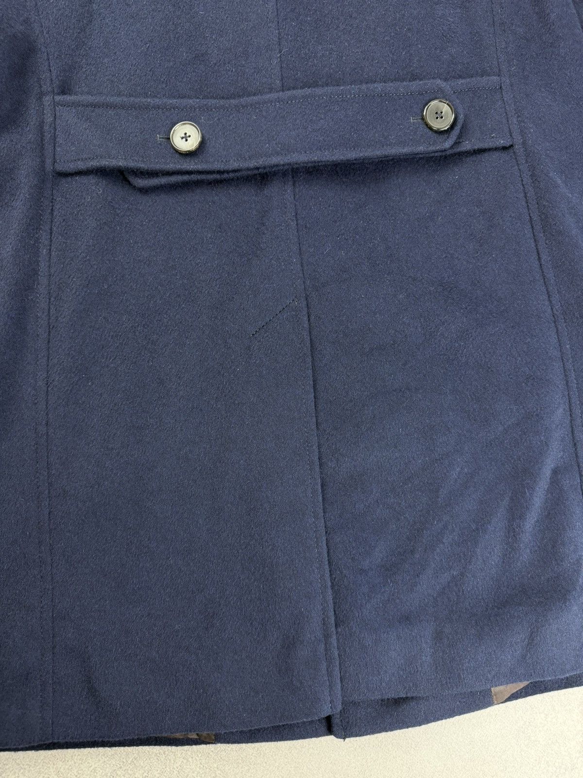 Baldessarini Baldessarini Cashmere Blend Coat Jacket Navy Blue Size US L / EU 52-54 / 3 - 15 Thumbnail