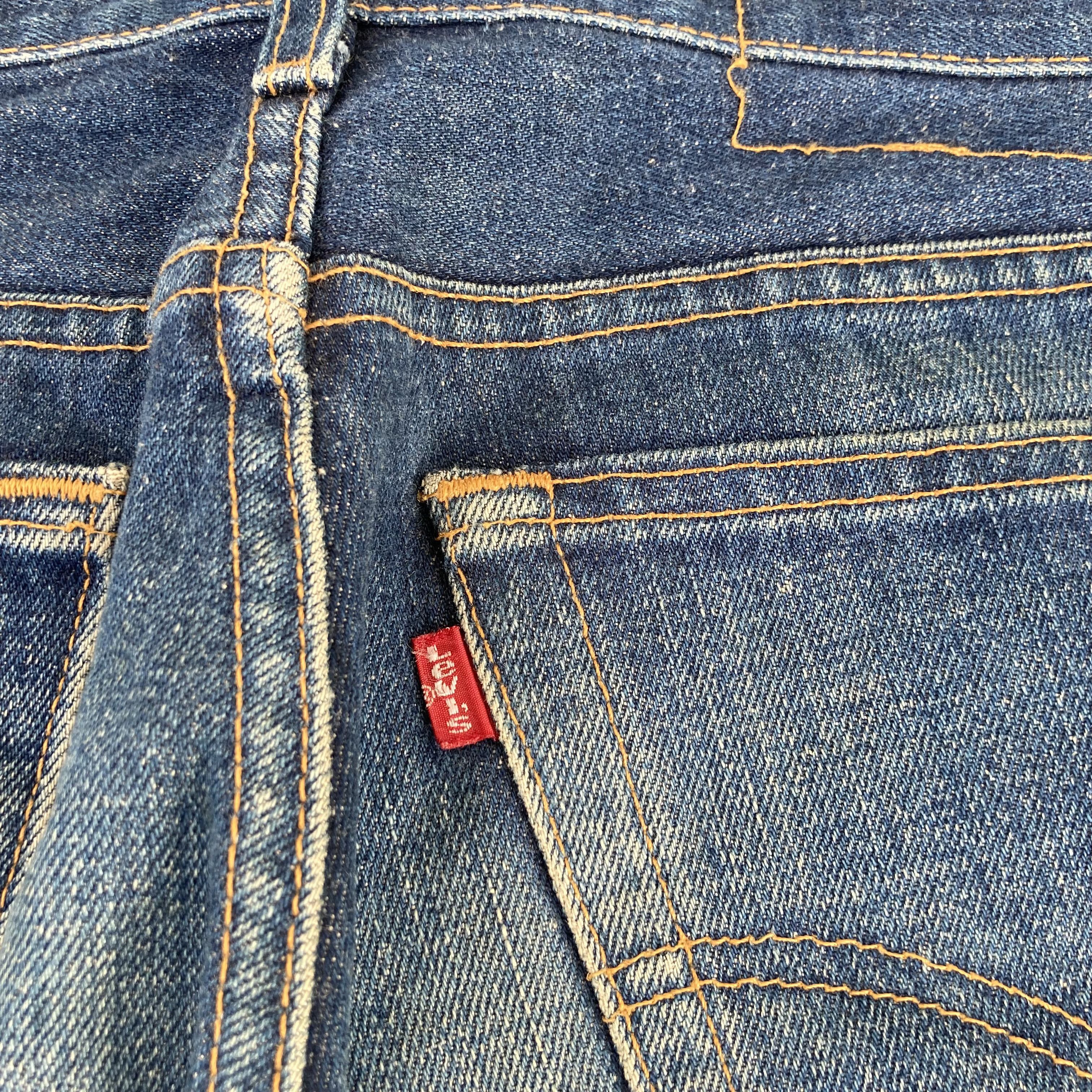Levi's 30x33 Vtg Levis 517 Faded Blue Denim Flared Bootcut Jeans Size US 30 / EU 46 - 13 Thumbnail