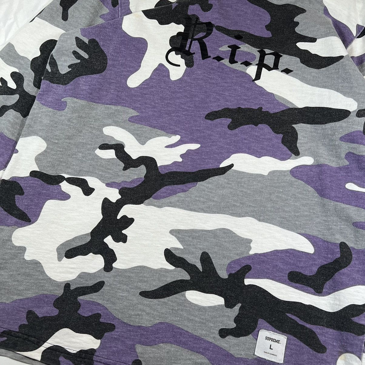 Supreme RIP Purple Camo Long Sleeve Size US L / EU 52-54 / 3 - 4 Thumbnail