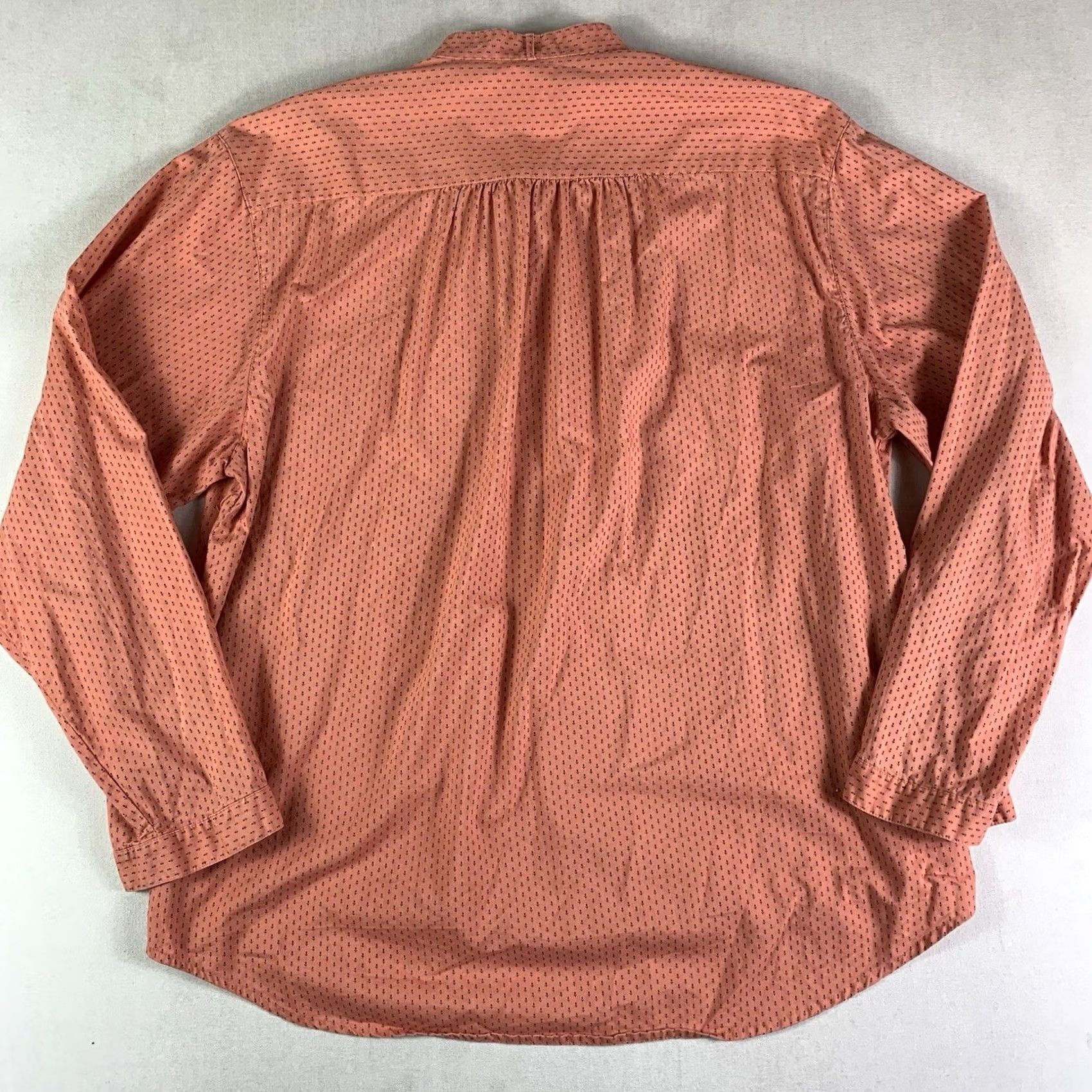 Scully Scully Shirt Womens Large Pink Button Up Mandarin Collar Western Cowboy Shirt Size L / US 10 / IT 46 - 6 Thumbnail
