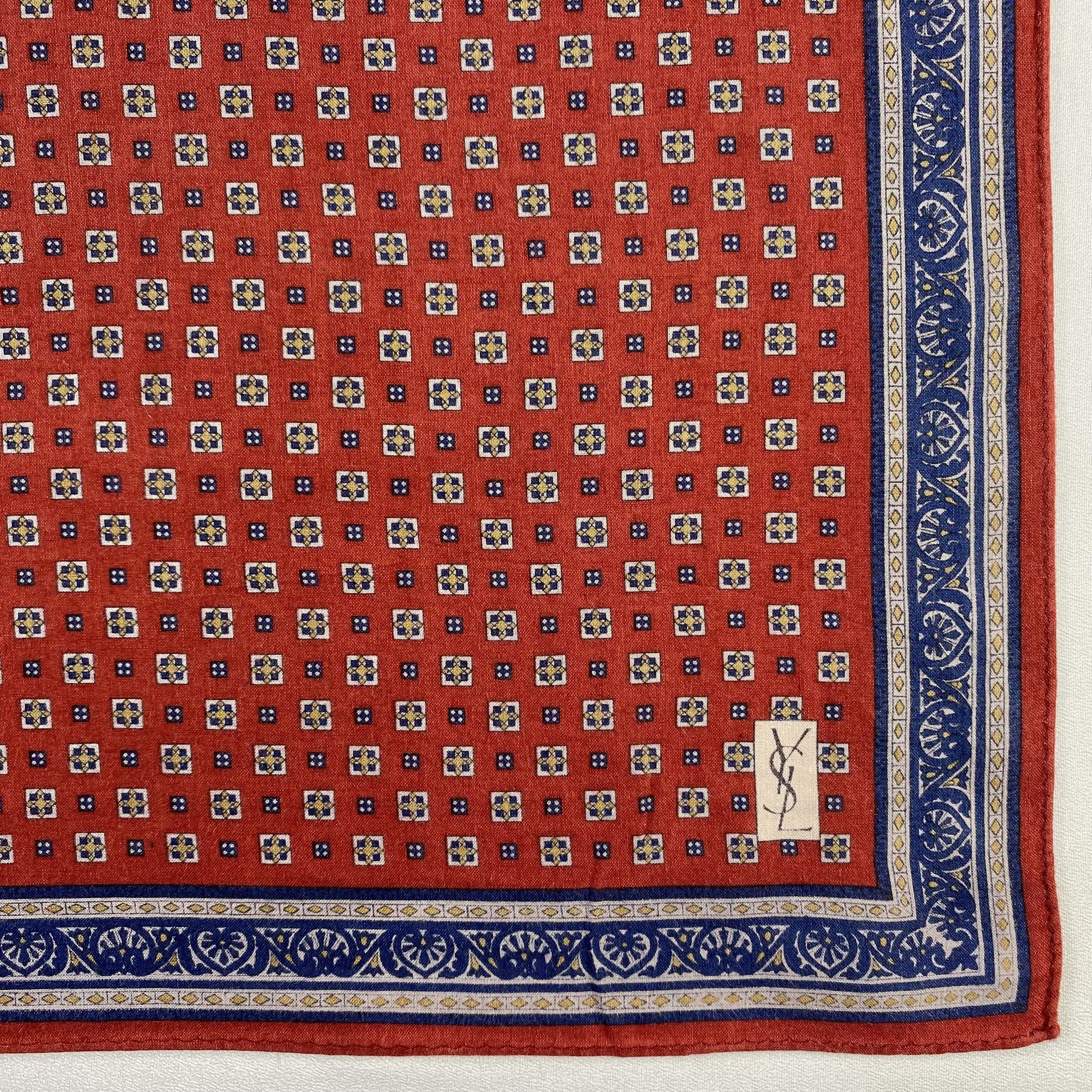 Vintage Yves Saint Laurent Handkerchief / Neckerchief-P1510 Size ONE SIZE - 3 Thumbnail