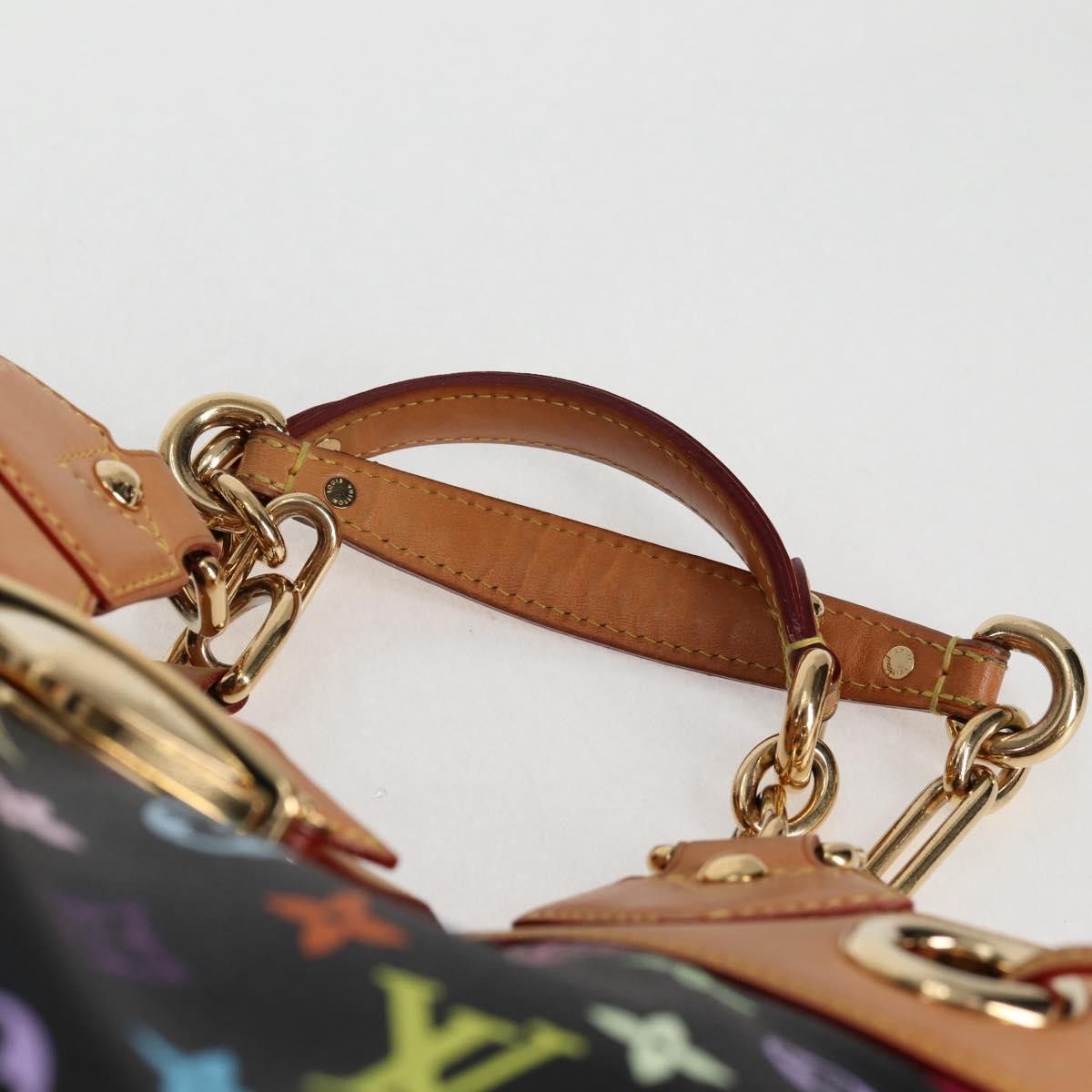 Louis Vuitton LOUIS VUITTON Monogram Multicolor Ursula Tote Bag Black Size ONE SIZE - 8 Thumbnail