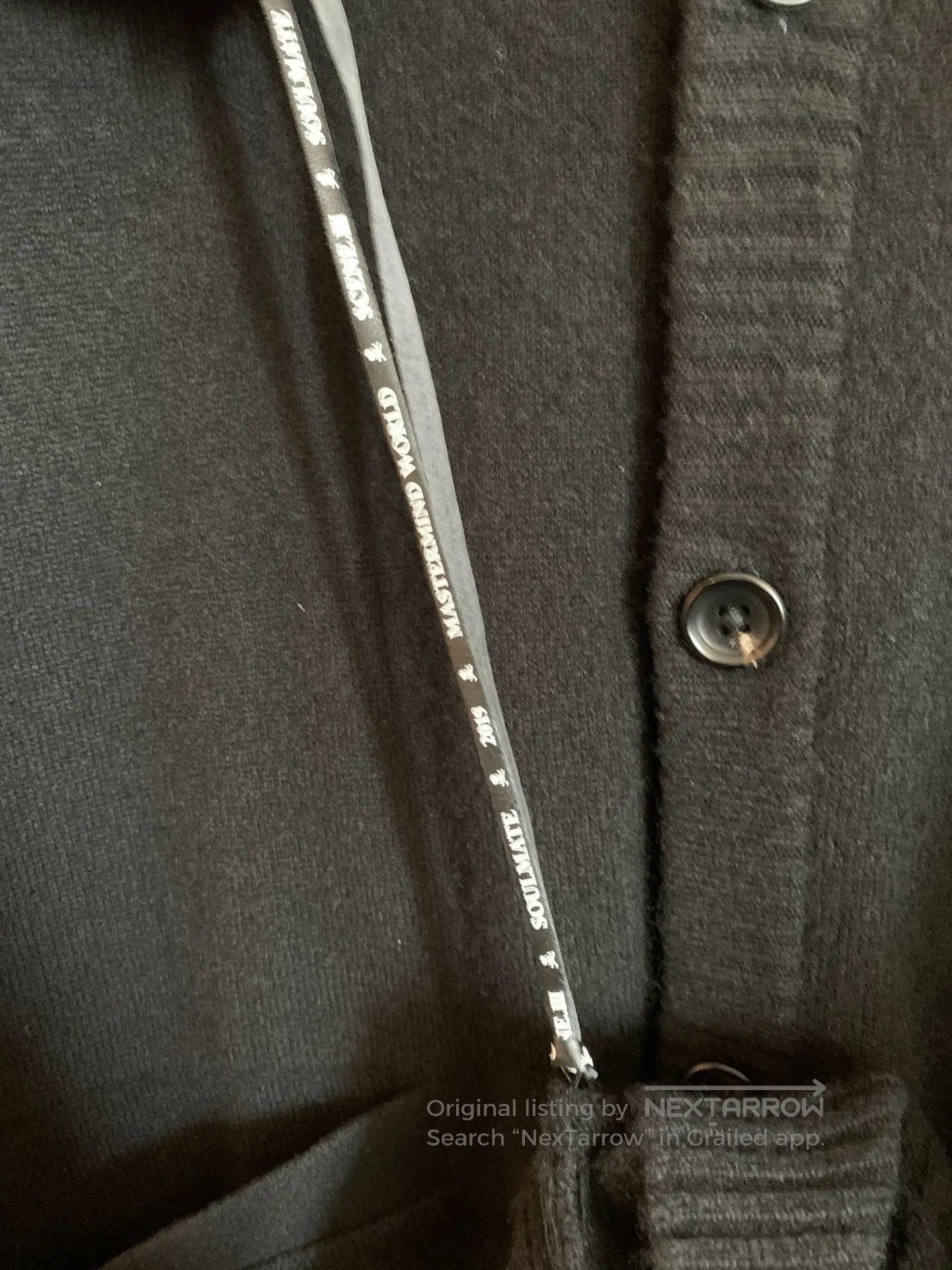 Mastermind Japan mastermind WORLD Black Cashmere Cardigan. Size US M / EU 48-50 / 2 - 5 Thumbnail