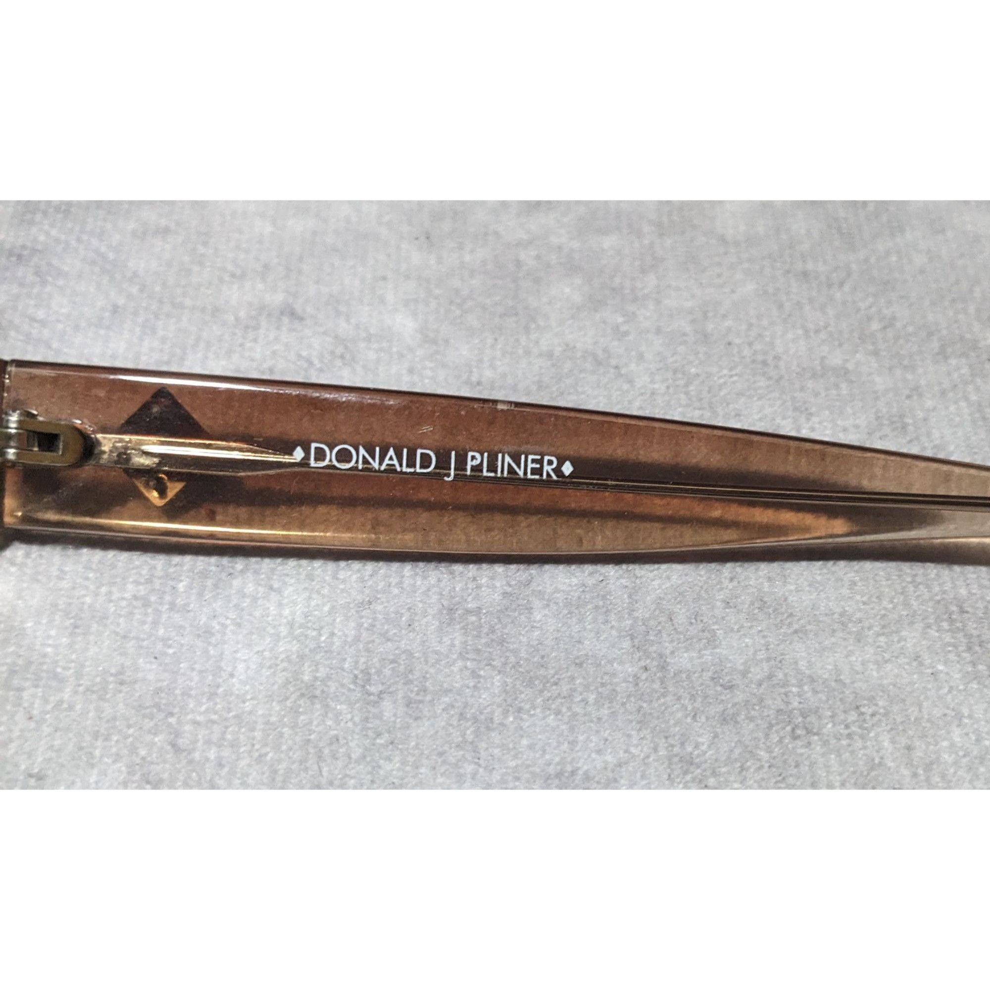 Donald Pliner Vintage Donald J Pilner Translucent Sunglasses Size ONE SIZE - 5 Thumbnail