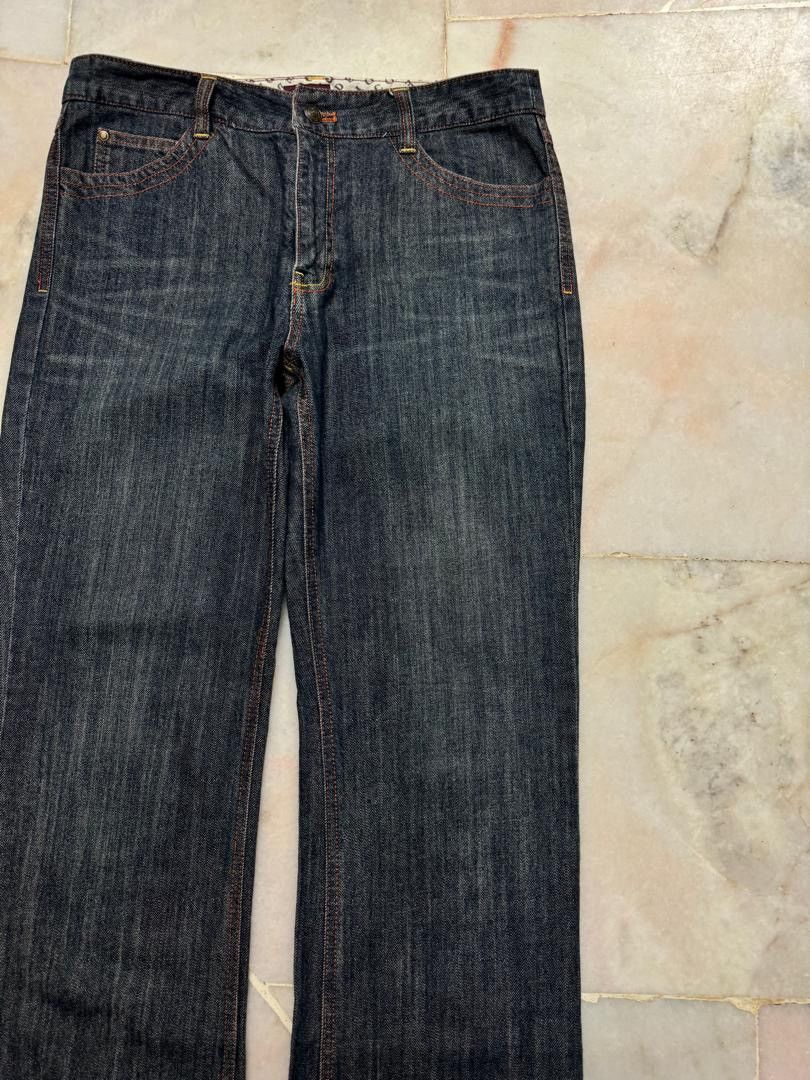 Vintage 💥FLARE💥VINTAGE JAPANESE STONE WASHED SICK STYLE DENIM Size US 29 - 3 Thumbnail