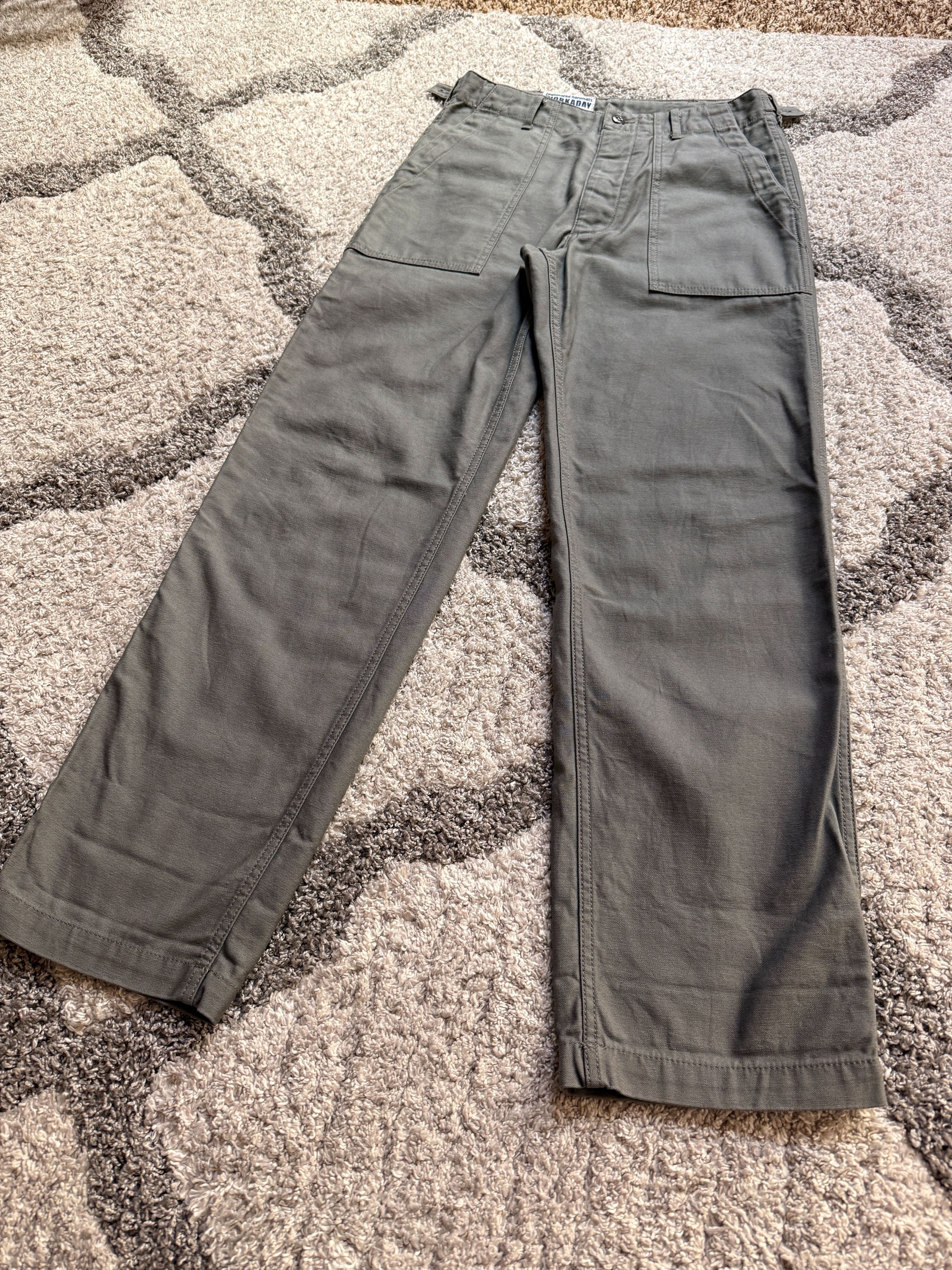 Engineered Garments × Japanese Brand Fatigue Trousers - Greyish Olive Size US 30 / EU 46 - 2 Thumbnail