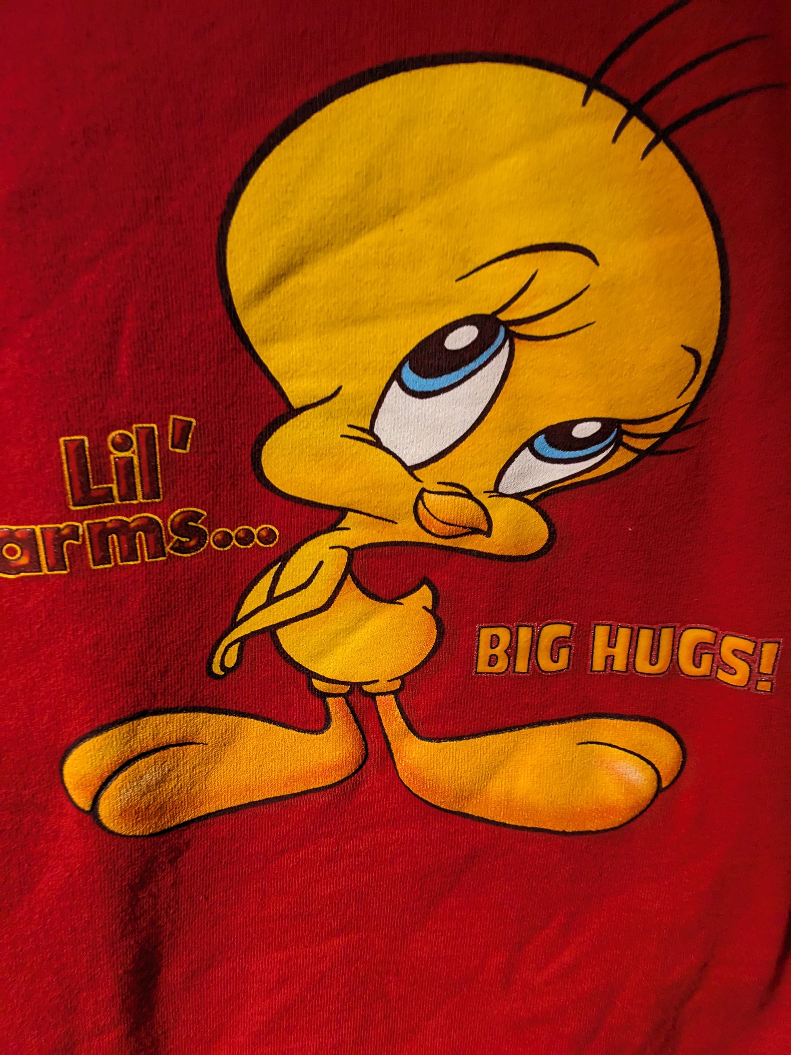 Cartoon Network × Vintage Vintage 90s Tweety Bird Looney Tunes Red Large Sweatshirt Size US L / EU 52-54 / 3 - 2 Thumbnail