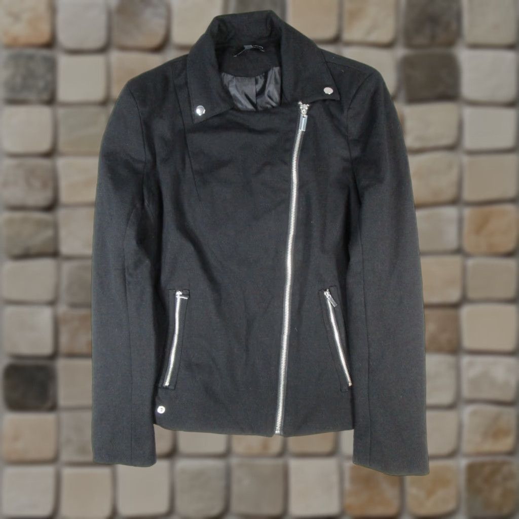 Vintage Harve Benard Jacket Womens Medium Black Full Zip Size M / US 6-8 / IT 42-44 - 1 Thumbnail