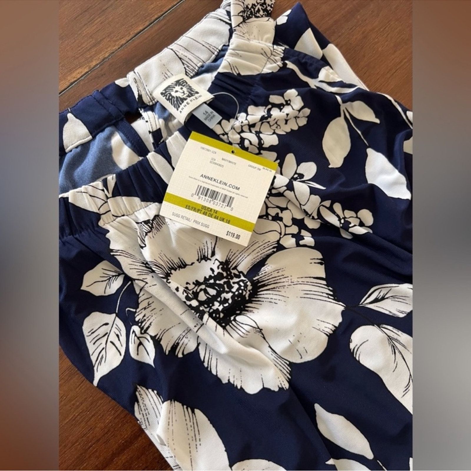 Anne Klein 🎉LAST PIECE🎉ANNE KLEIN Milly FloralHalter Maxi Dress Size XL / US 12-14 / IT 48-50 - 5 Thumbnail
