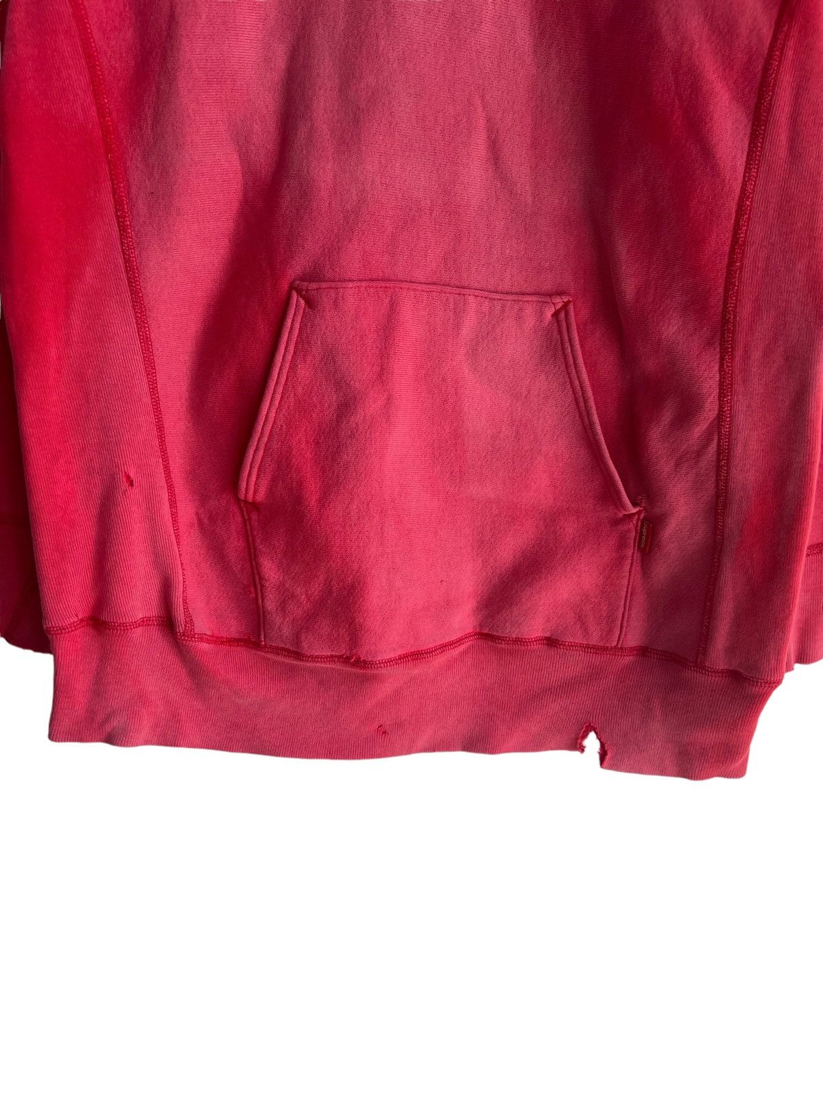 Supreme AW1997 Supreme Reverse Weave Distressed Hoodie Sweater Size US L / EU 52-54 / 3 - 5 Thumbnail
