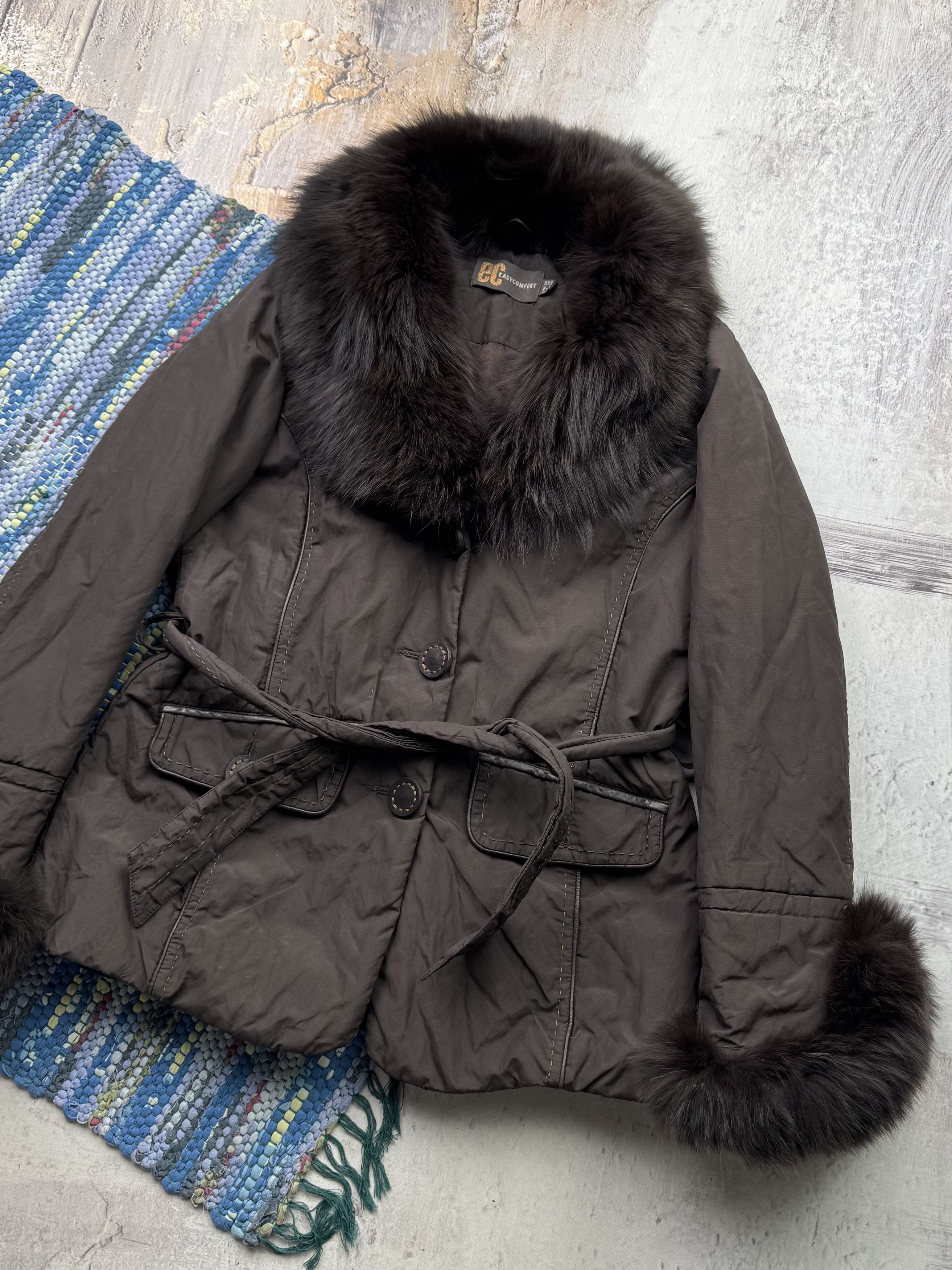 Japanese Brand Vintage Jacket With Real Fur Details A744(476)D15 Size M / US 6-8 / IT 42-44 - 3 Thumbnail